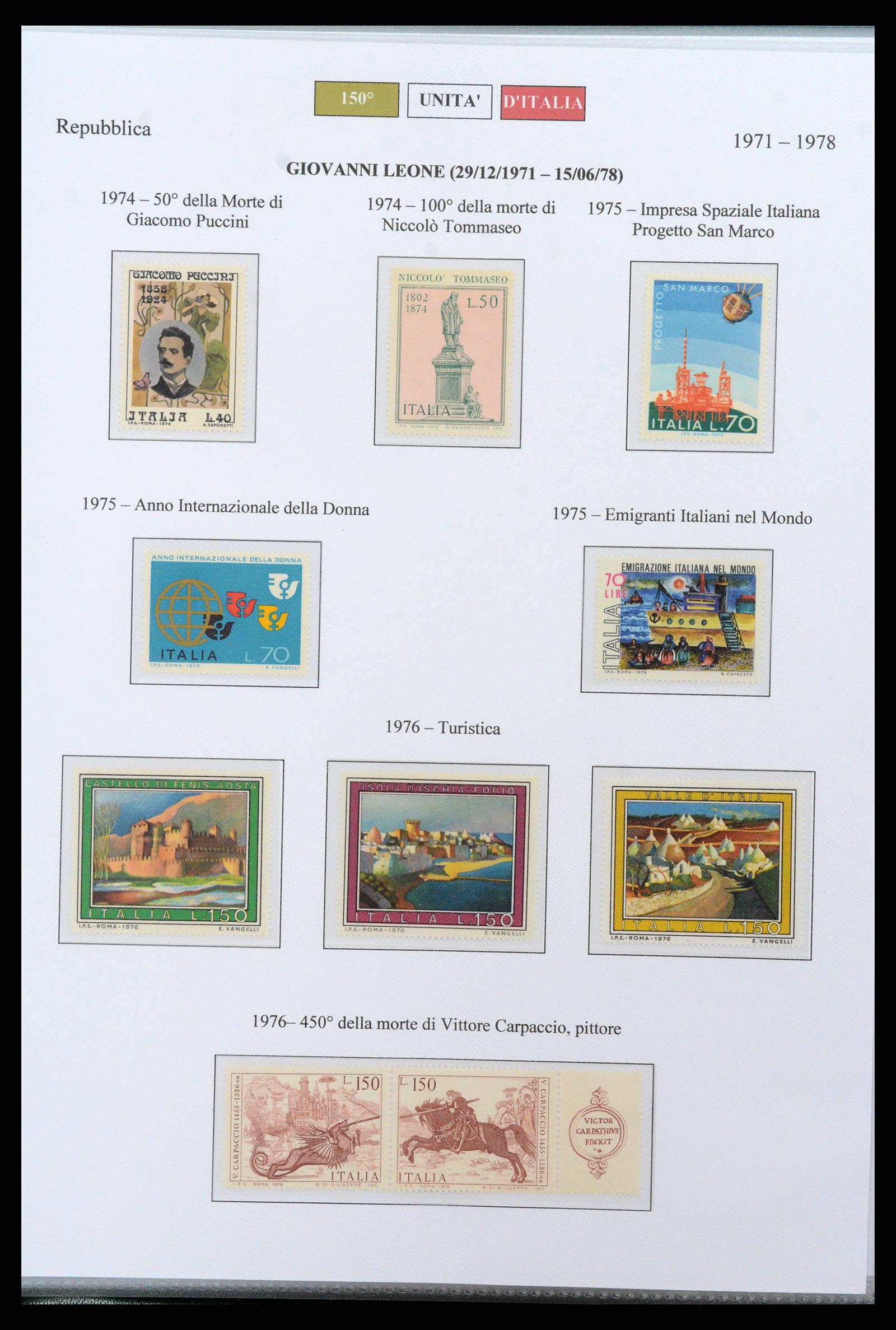 38967 0041 - Postzegelverzameling 38967 Italië/gebieden/koloniën 1861-2011.