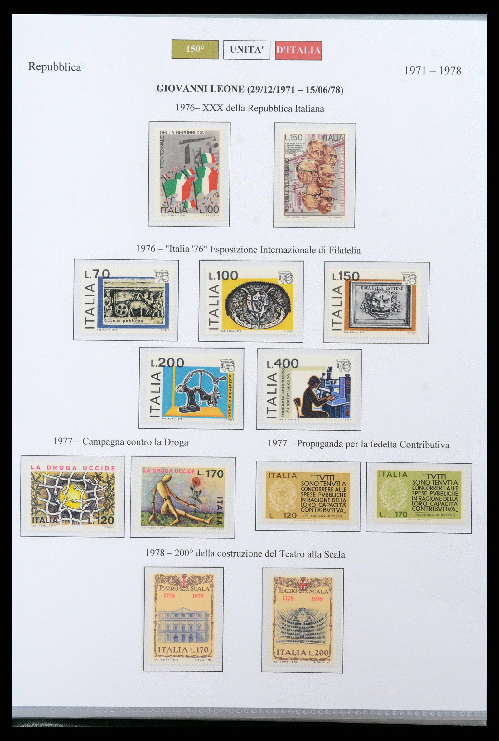 38967 0042 - Postzegelverzameling 38967 Italië/gebieden/koloniën 1861-2011.