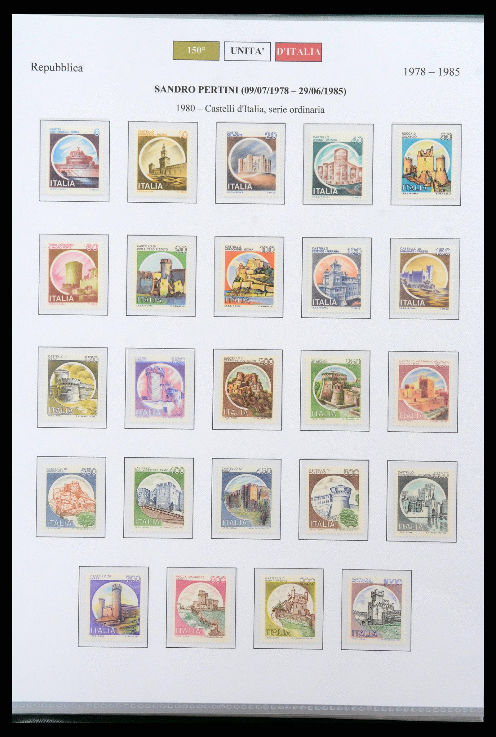 38967 0044 - Postzegelverzameling 38967 Italië/gebieden/koloniën 1861-2011.
