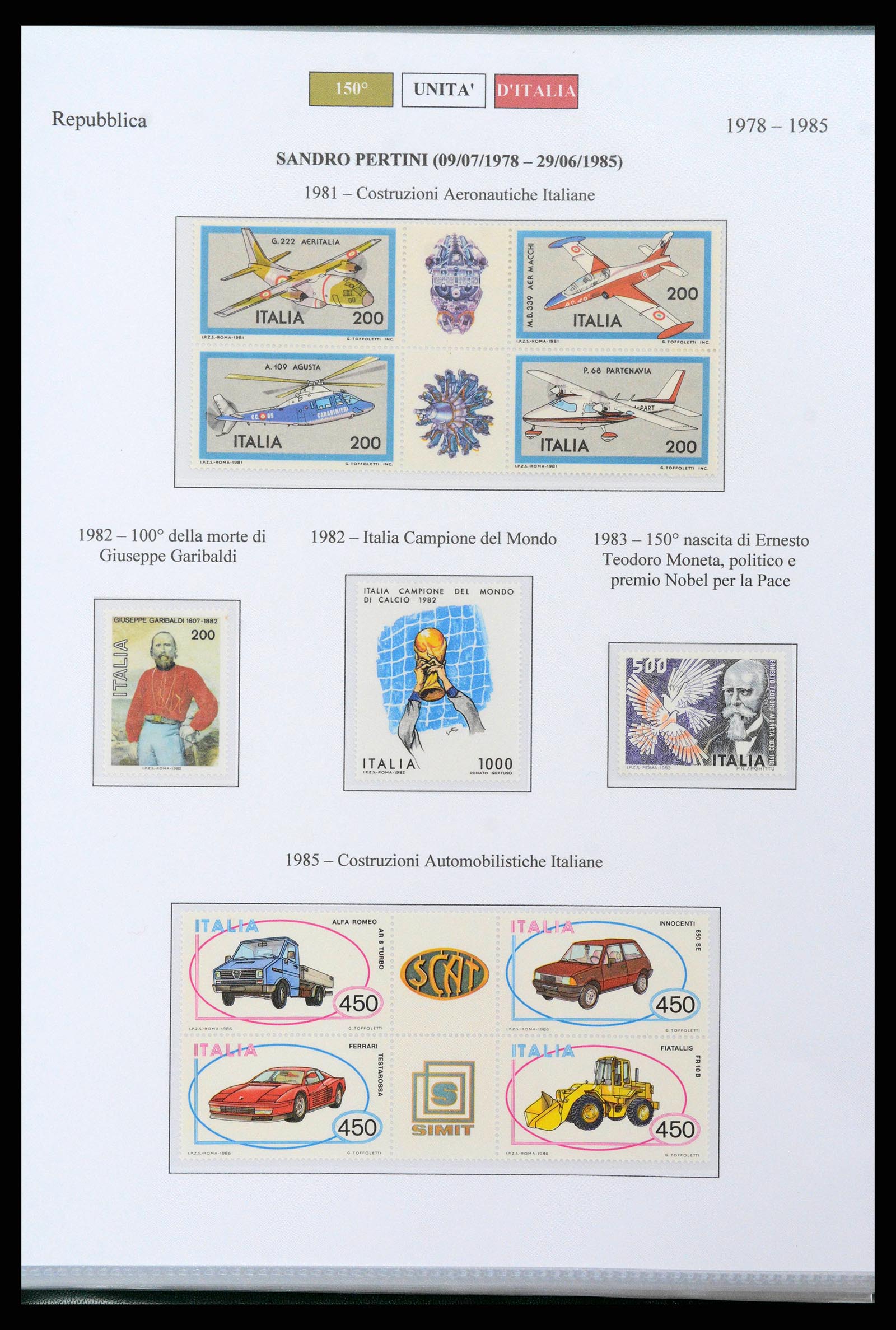 38967 0045 - Postzegelverzameling 38967 Italië/gebieden/koloniën 1861-2011.