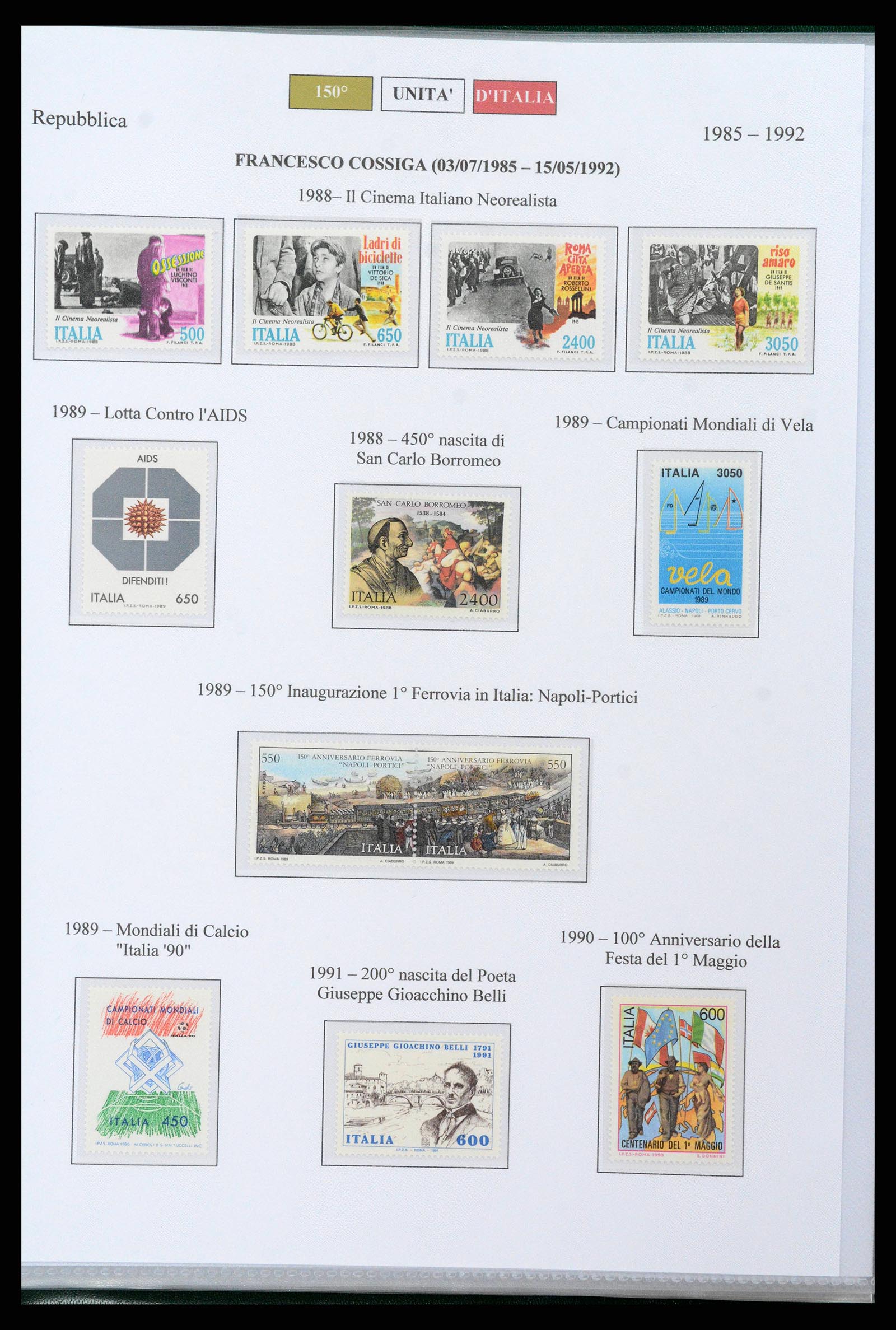 38967 0048 - Postzegelverzameling 38967 Italië/gebieden/koloniën 1861-2011.
