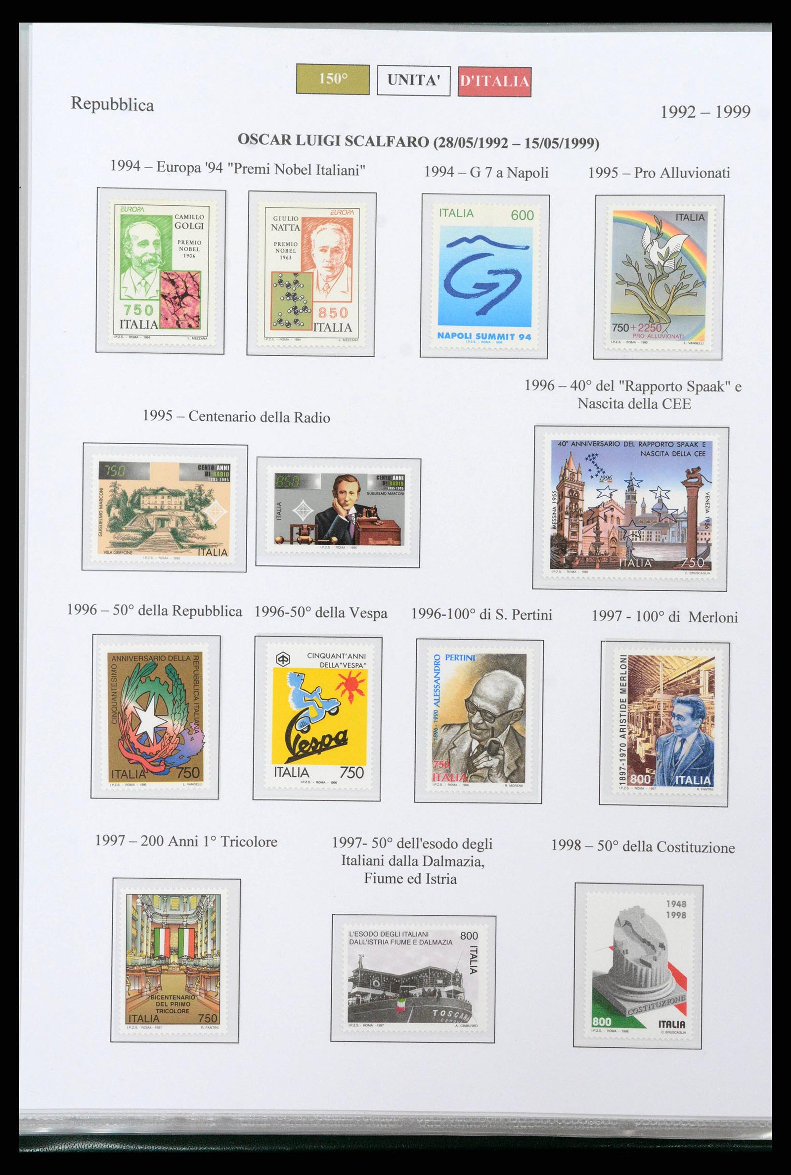 38967 0051 - Postzegelverzameling 38967 Italië/gebieden/koloniën 1861-2011.