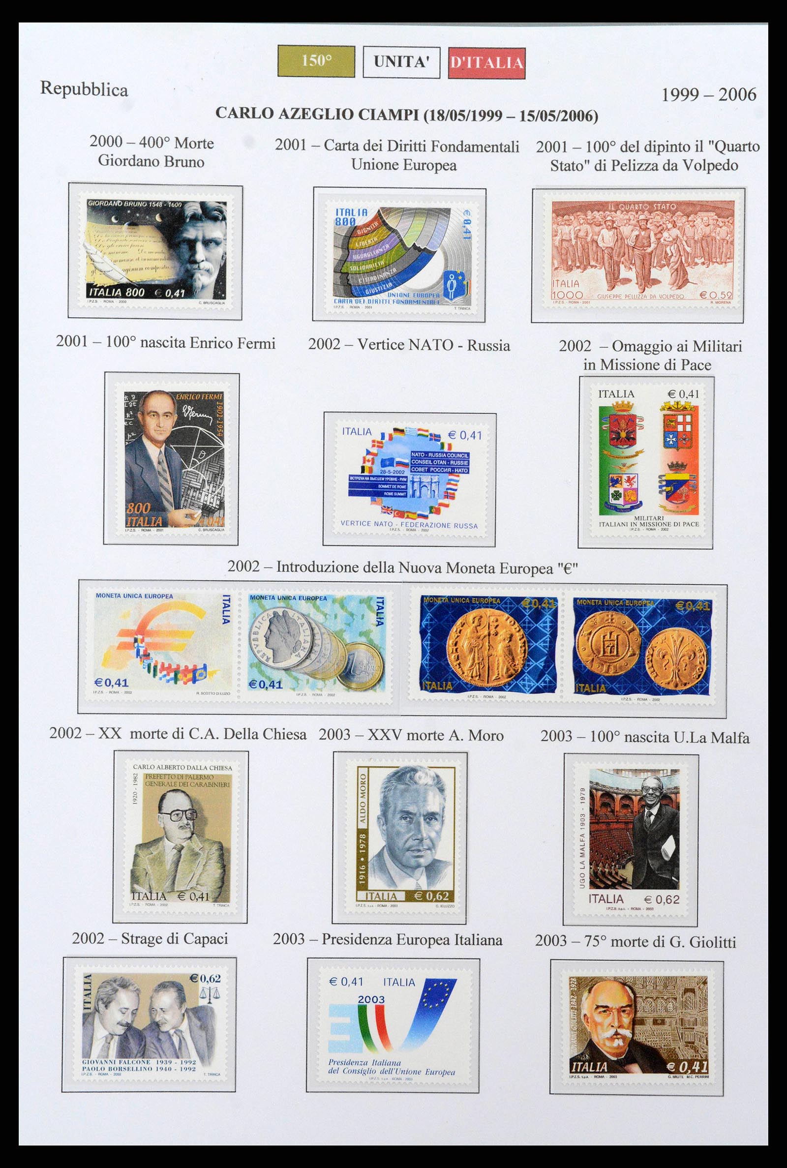38967 0053 - Postzegelverzameling 38967 Italië/gebieden/koloniën 1861-2011.