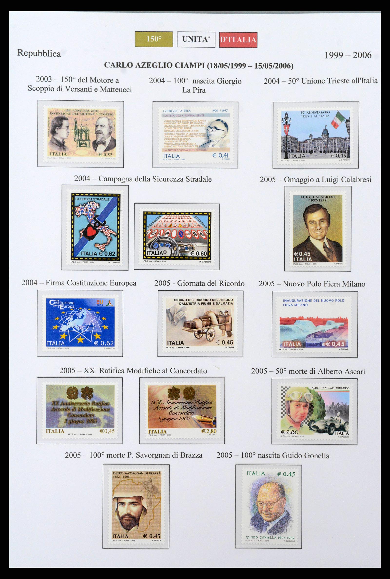 38967 0054 - Postzegelverzameling 38967 Italië/gebieden/koloniën 1861-2011.
