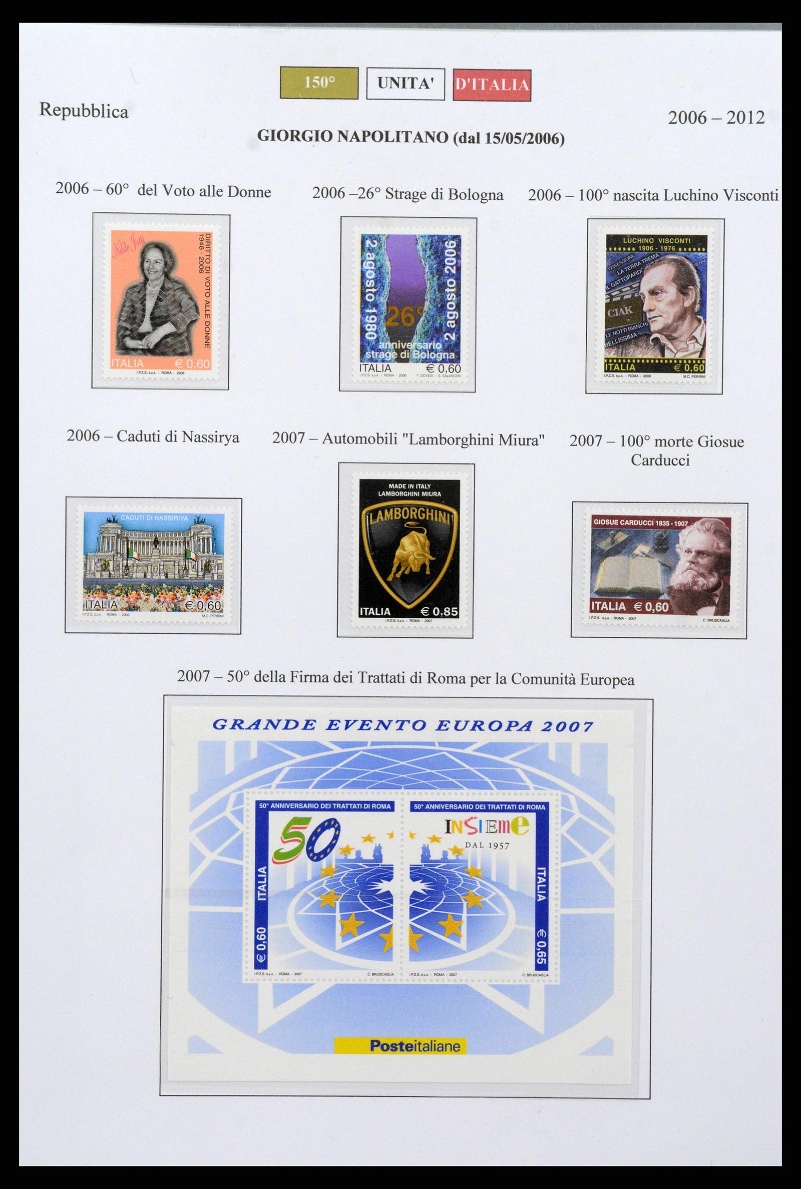 38967 0056 - Postzegelverzameling 38967 Italië/gebieden/koloniën 1861-2011.