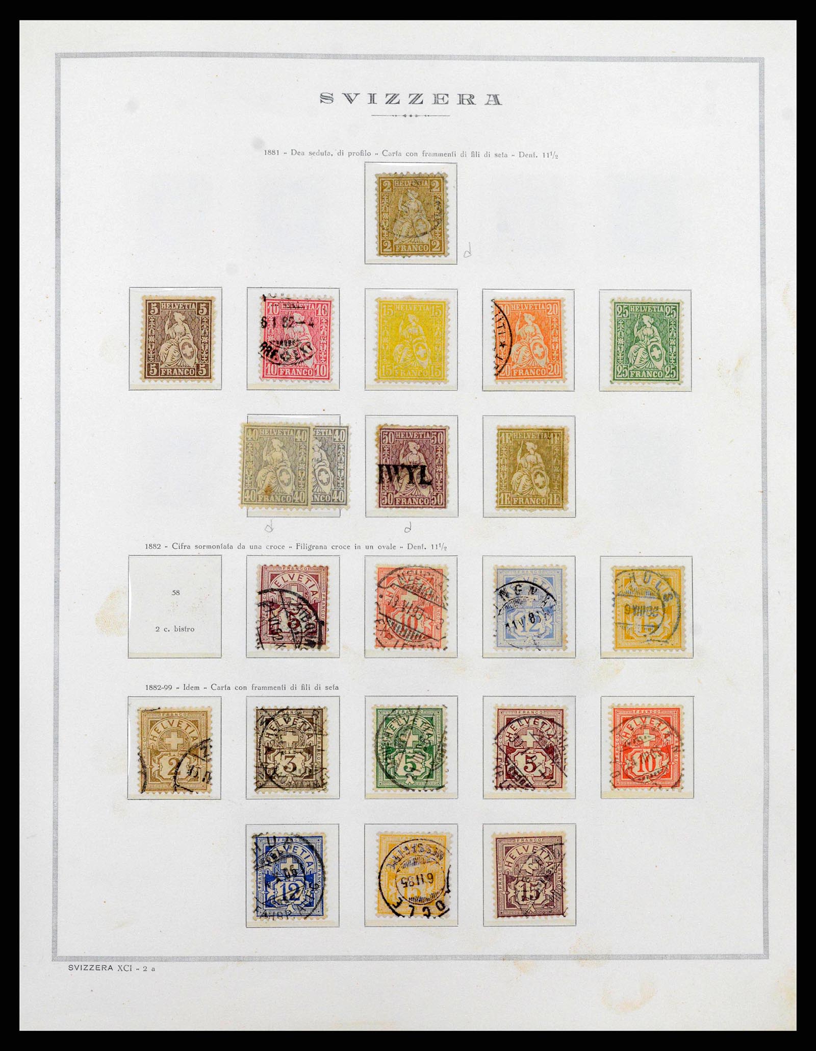 38968 0003 - Stamp collection 38968 Switzerland 1852-2020.