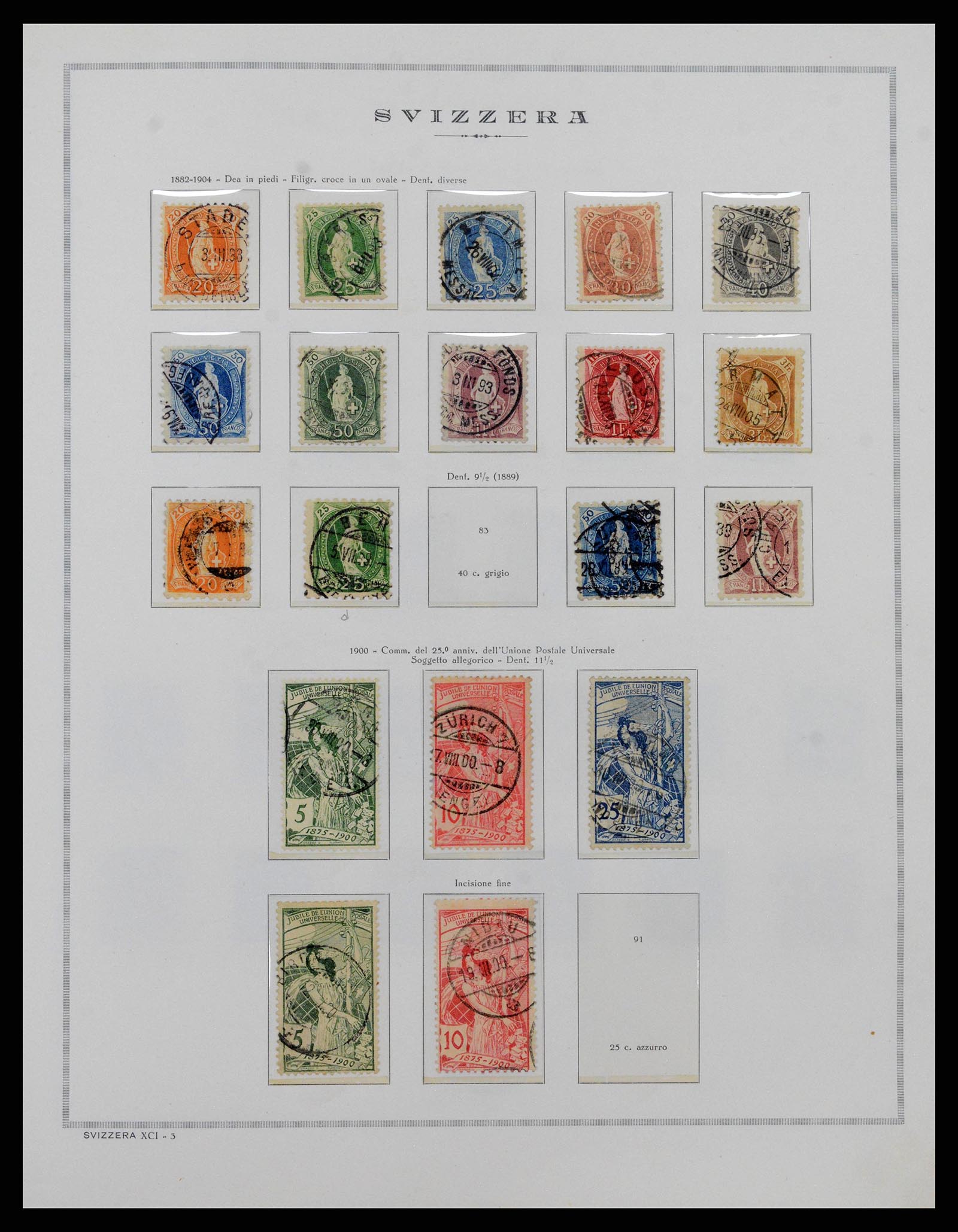 38968 0004 - Stamp collection 38968 Switzerland 1852-2020.