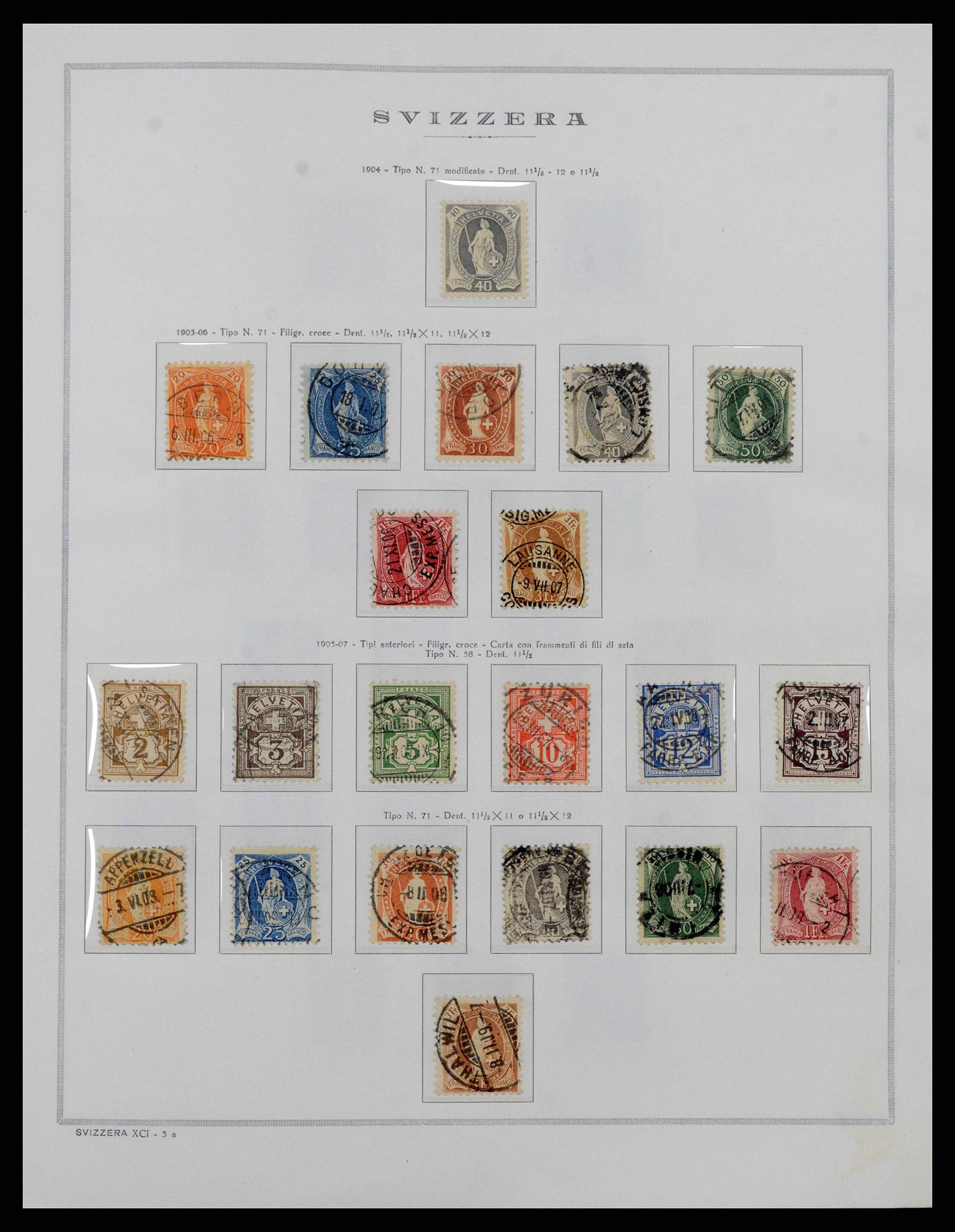 38968 0005 - Stamp collection 38968 Switzerland 1852-2020.