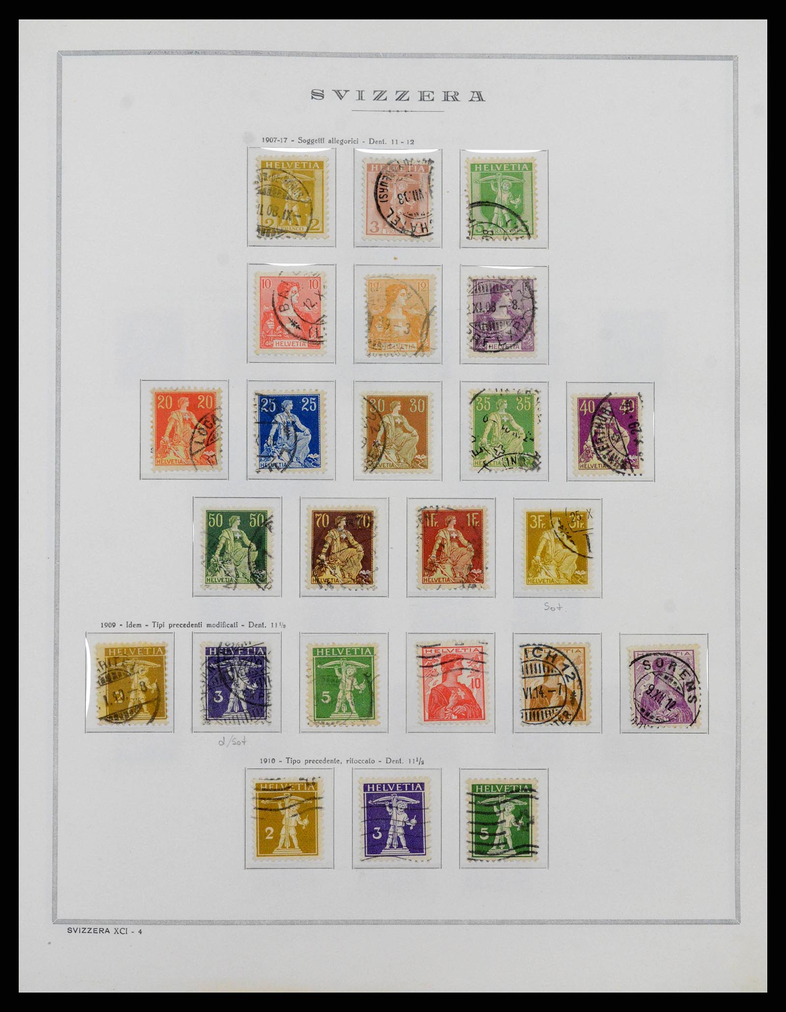 38968 0006 - Stamp collection 38968 Switzerland 1852-2020.