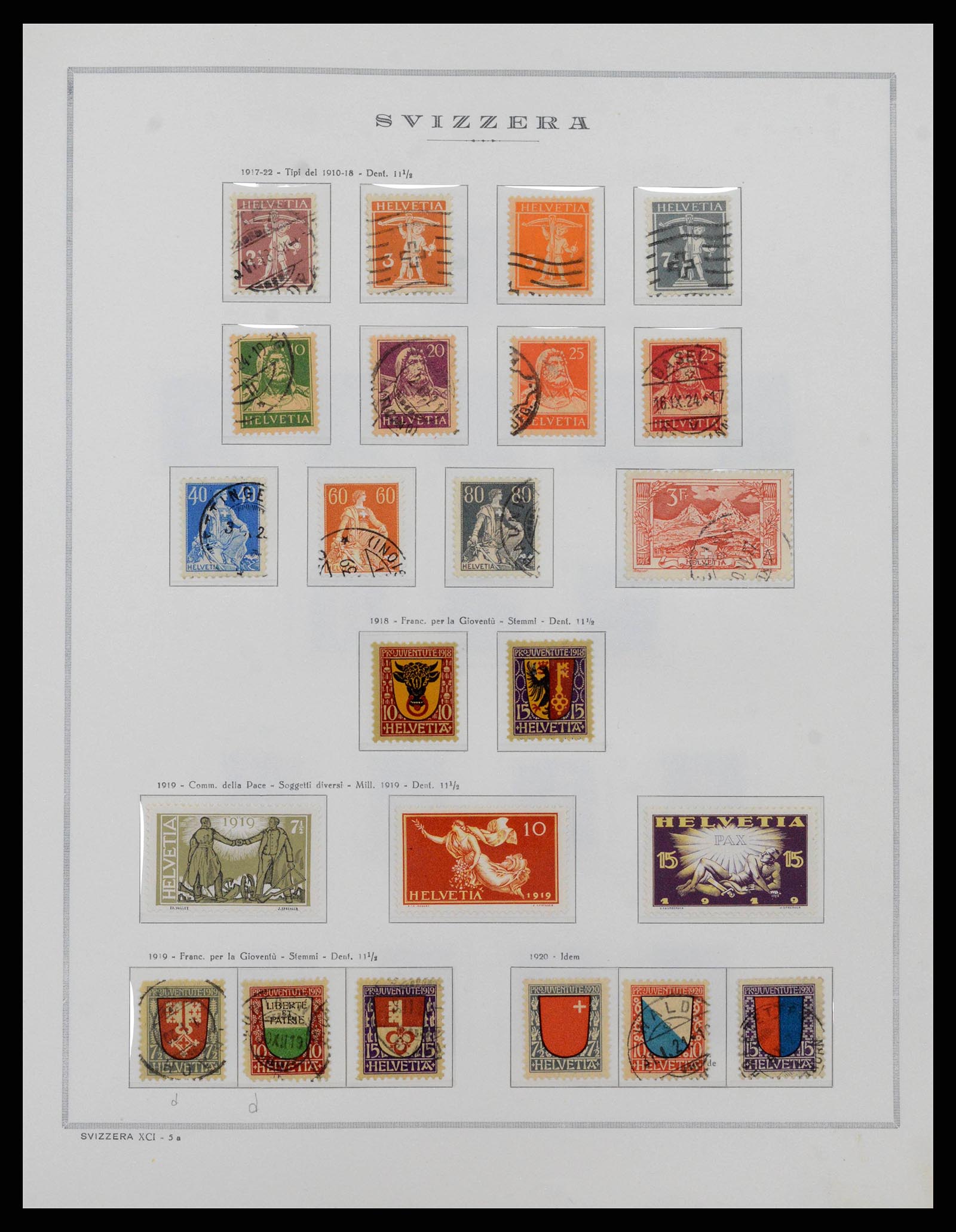 38968 0008 - Stamp collection 38968 Switzerland 1852-2020.