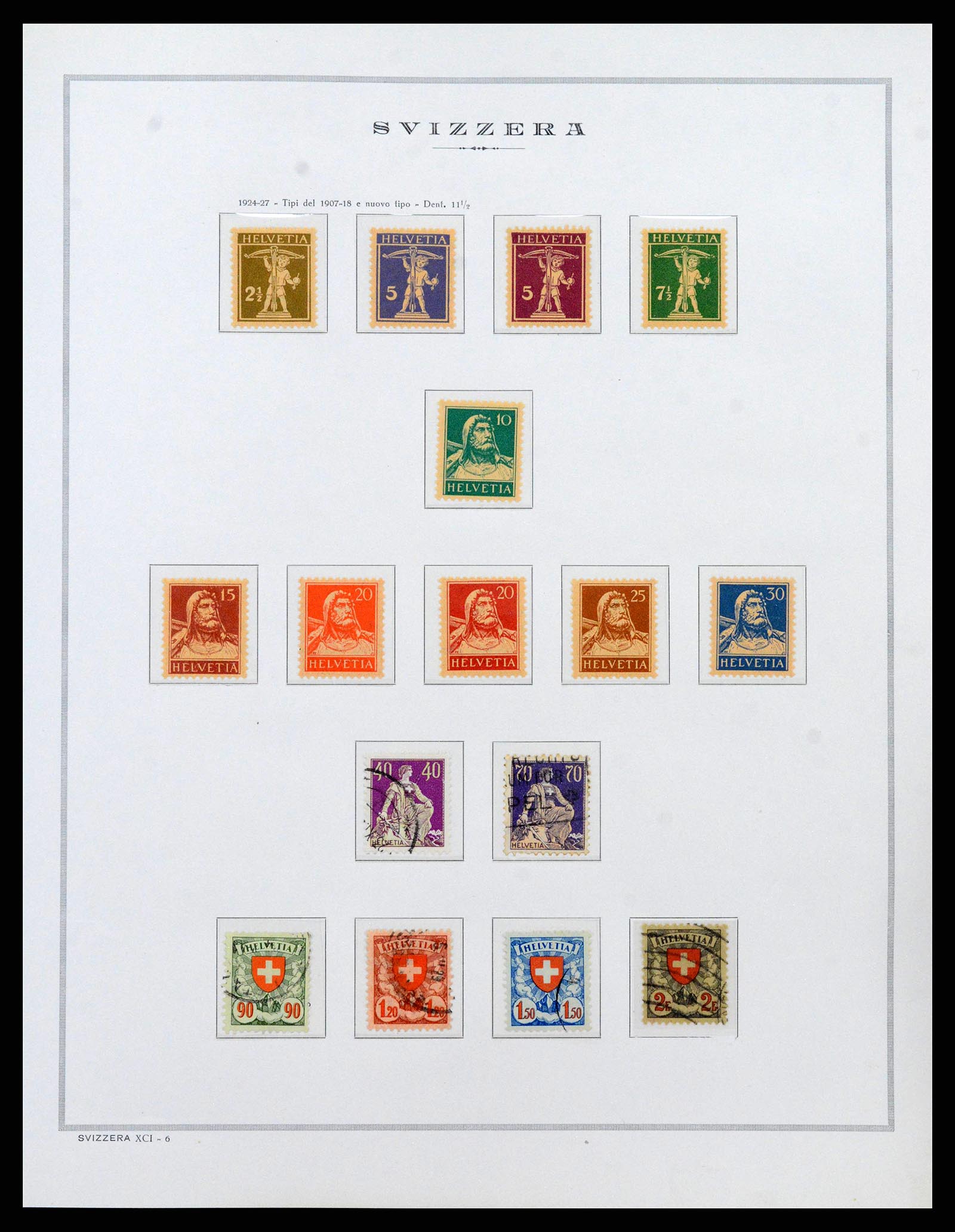 38968 0010 - Stamp collection 38968 Switzerland 1852-2020.