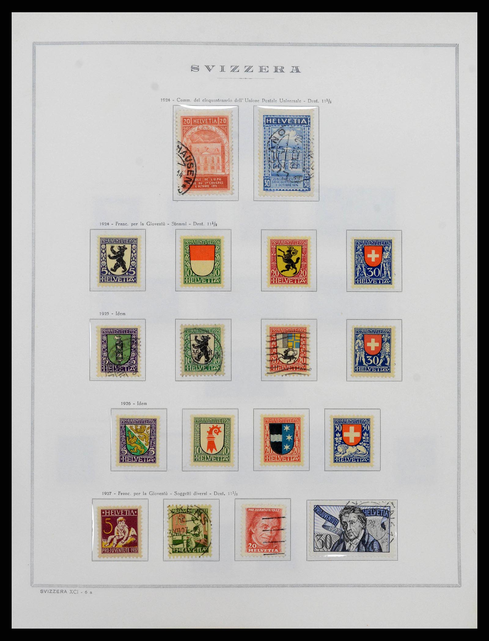 38968 0011 - Stamp collection 38968 Switzerland 1852-2020.