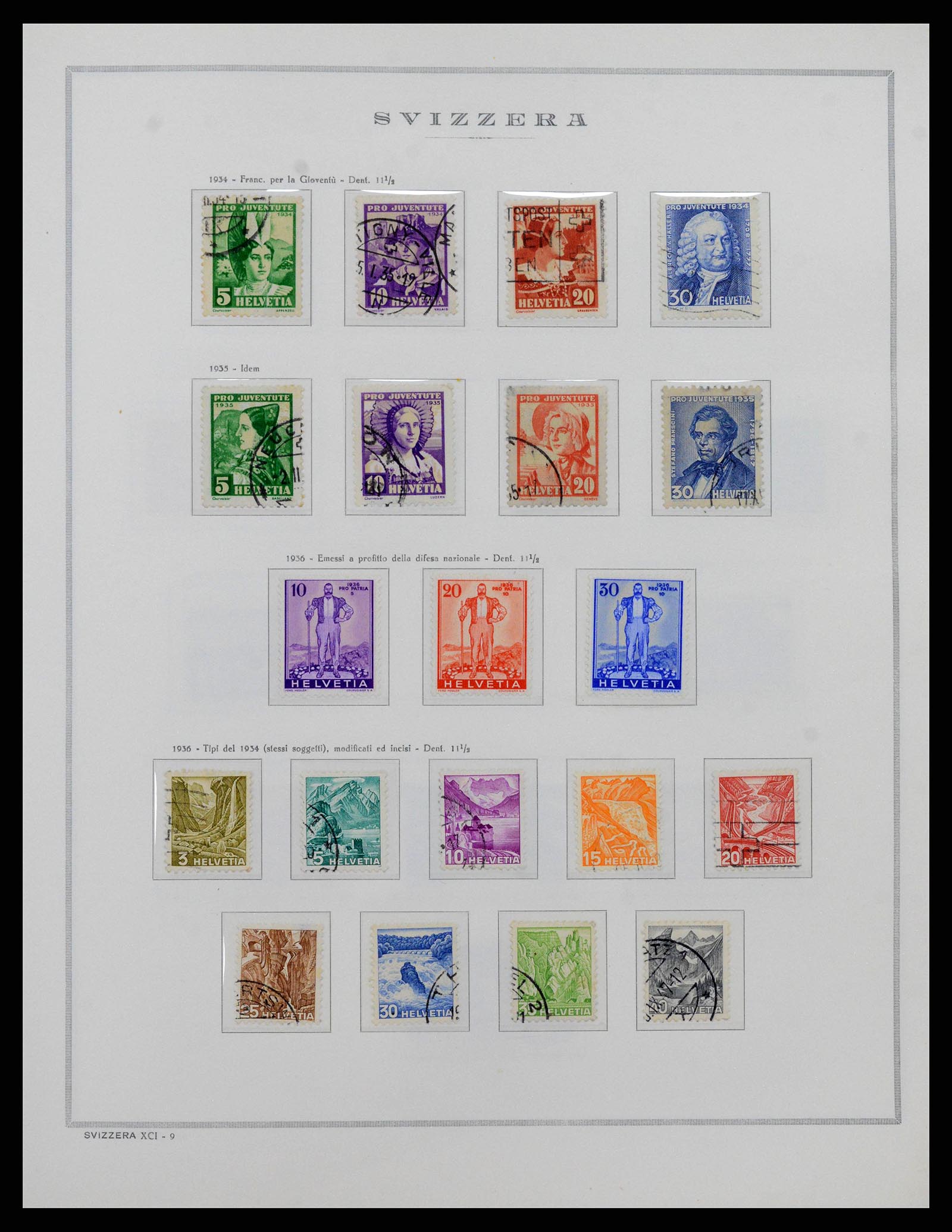 38968 0015 - Stamp collection 38968 Switzerland 1852-2020.
