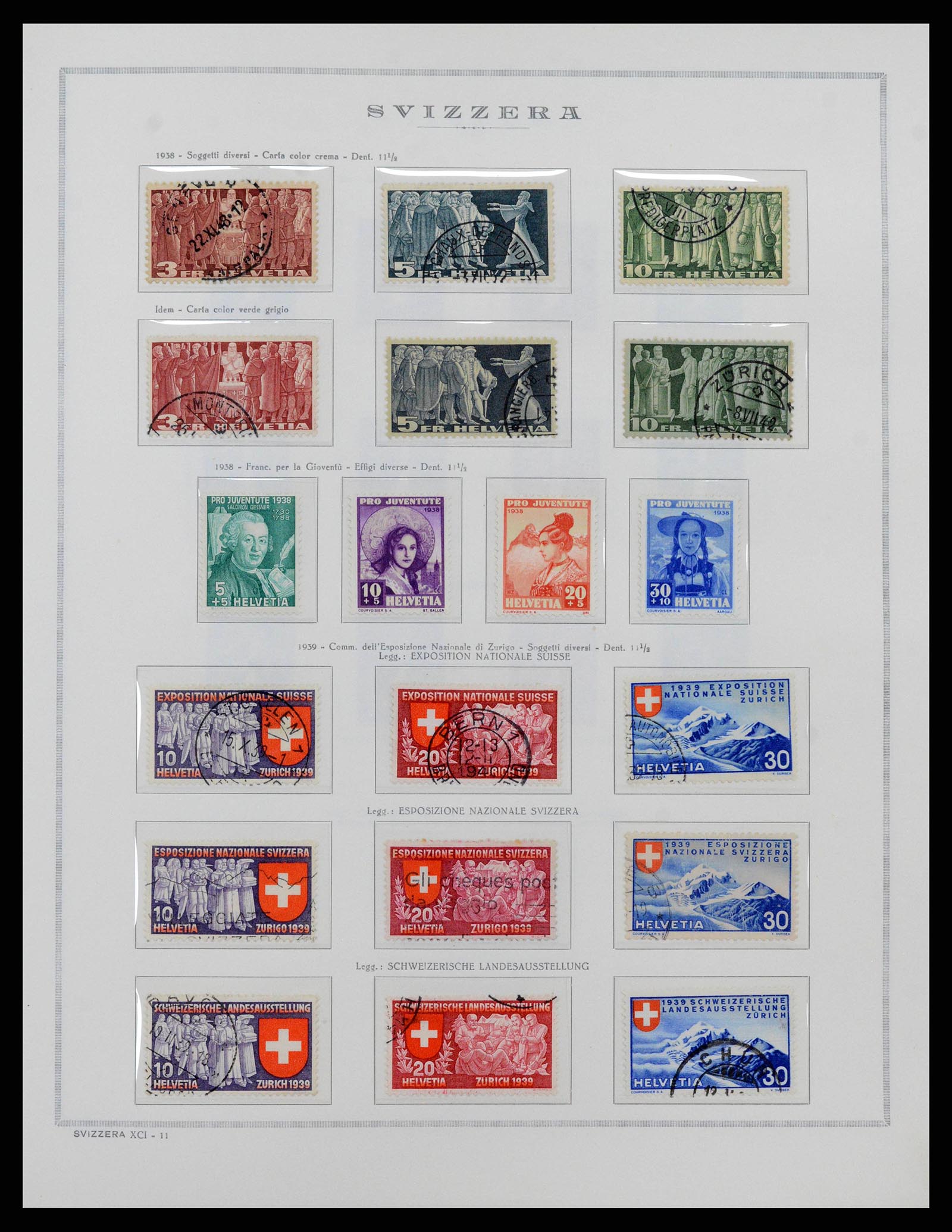 38968 0017 - Stamp collection 38968 Switzerland 1852-2020.