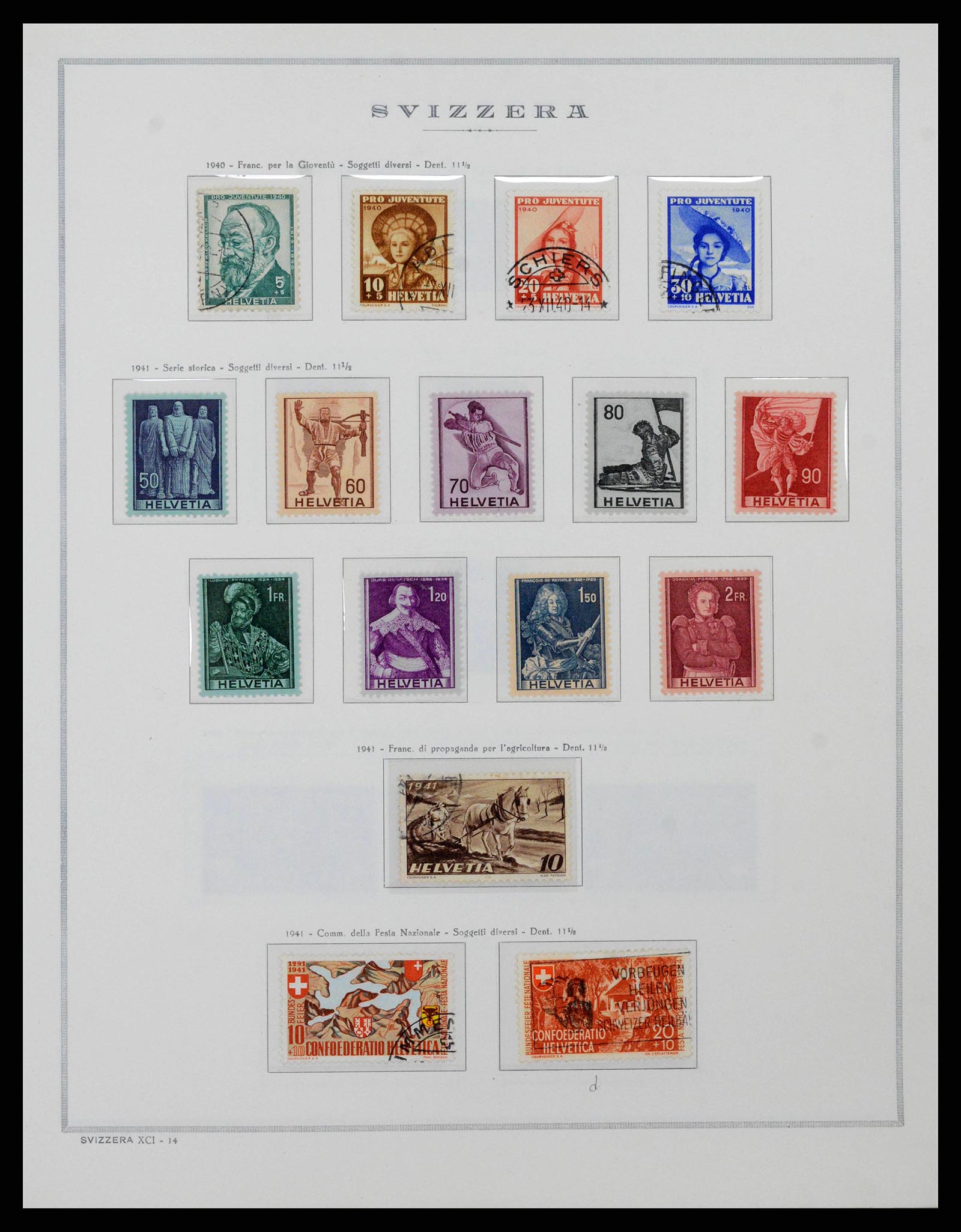38968 0020 - Stamp collection 38968 Switzerland 1852-2020.