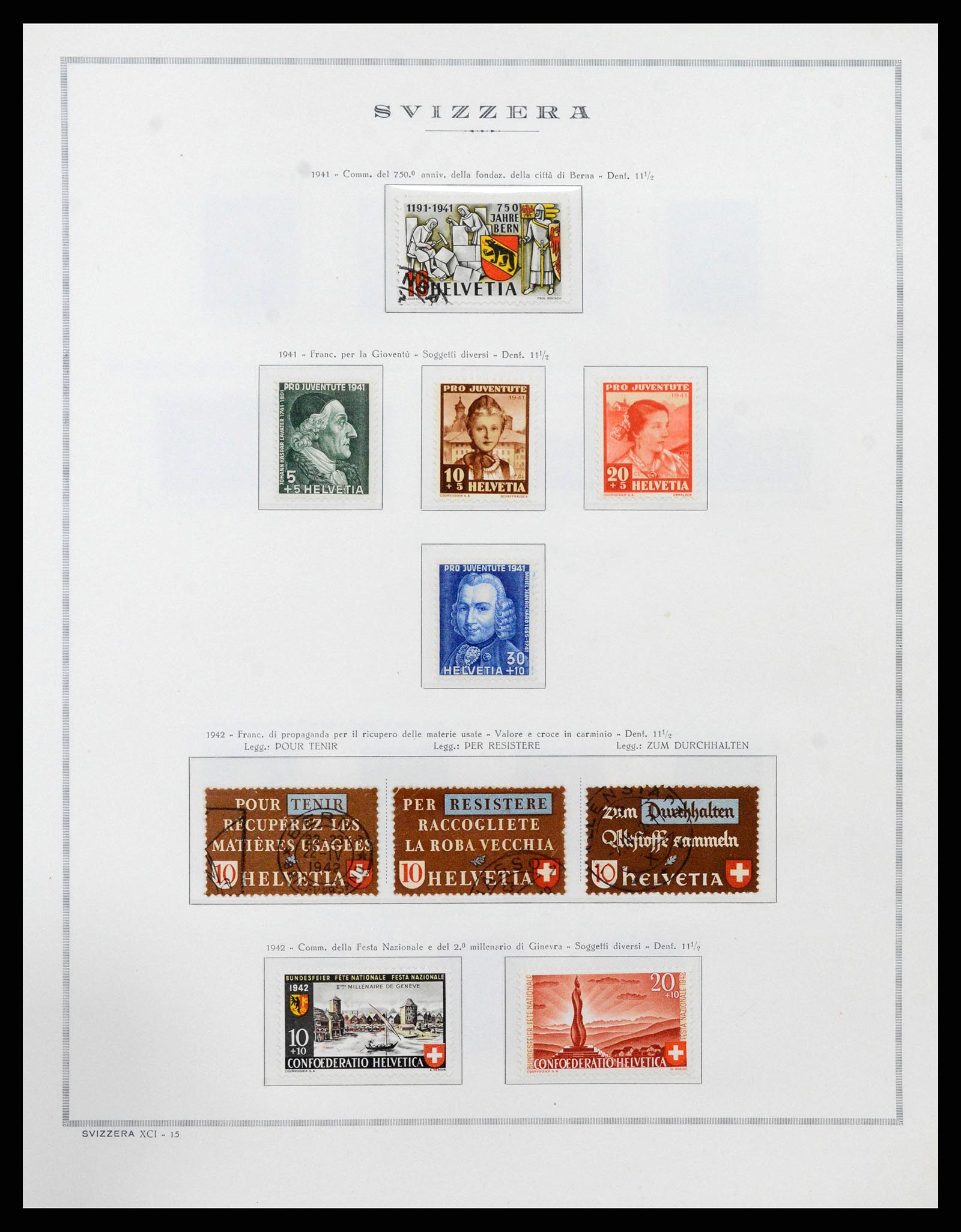 38968 0021 - Stamp collection 38968 Switzerland 1852-2020.