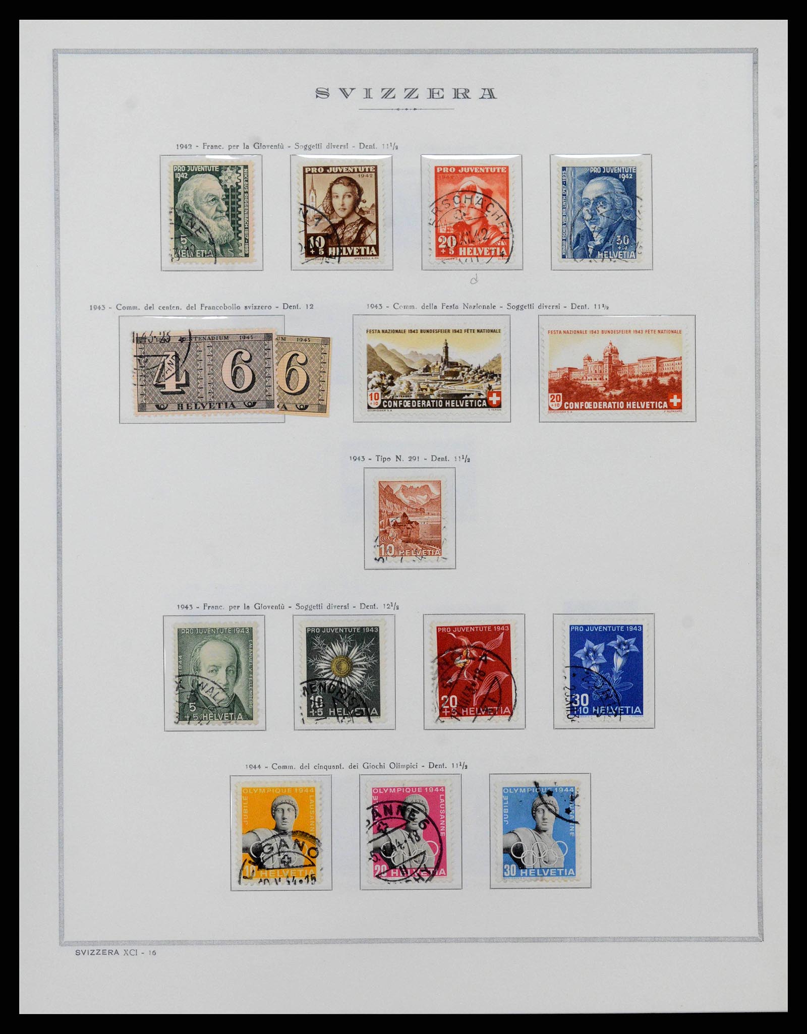 38968 0022 - Stamp collection 38968 Switzerland 1852-2020.