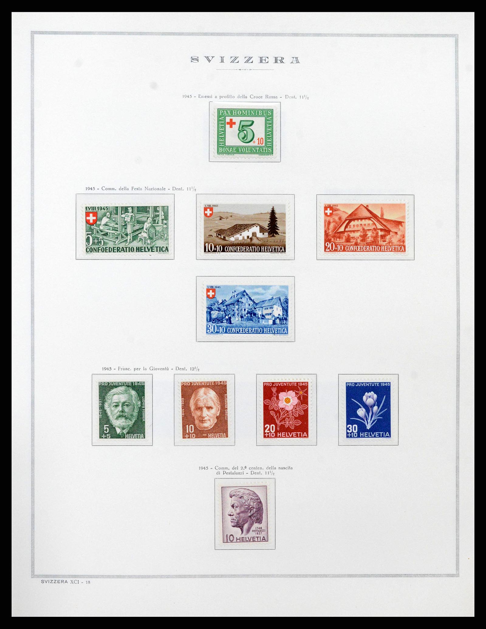 38968 0025 - Stamp collection 38968 Switzerland 1852-2020.