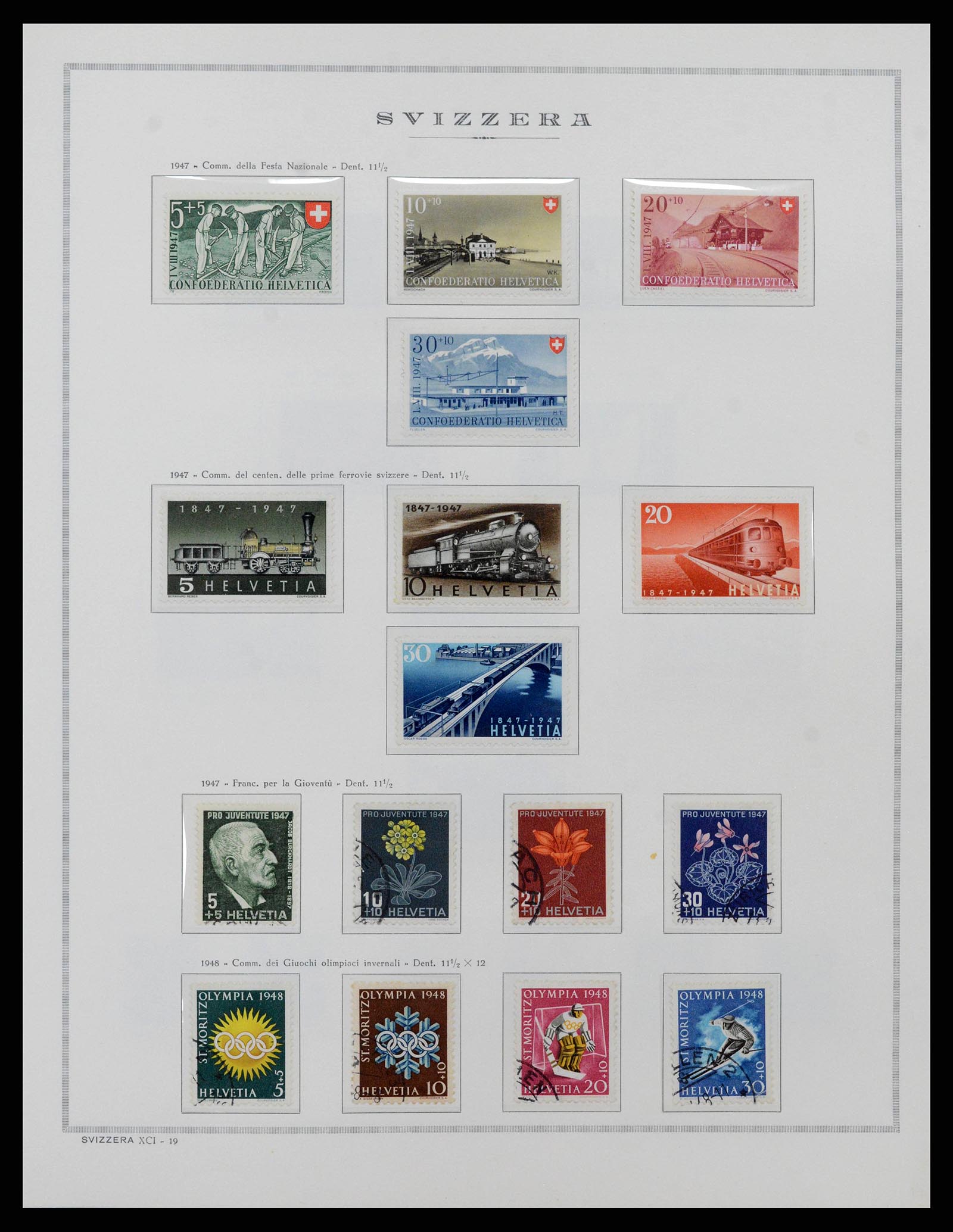 38968 0027 - Stamp collection 38968 Switzerland 1852-2020.