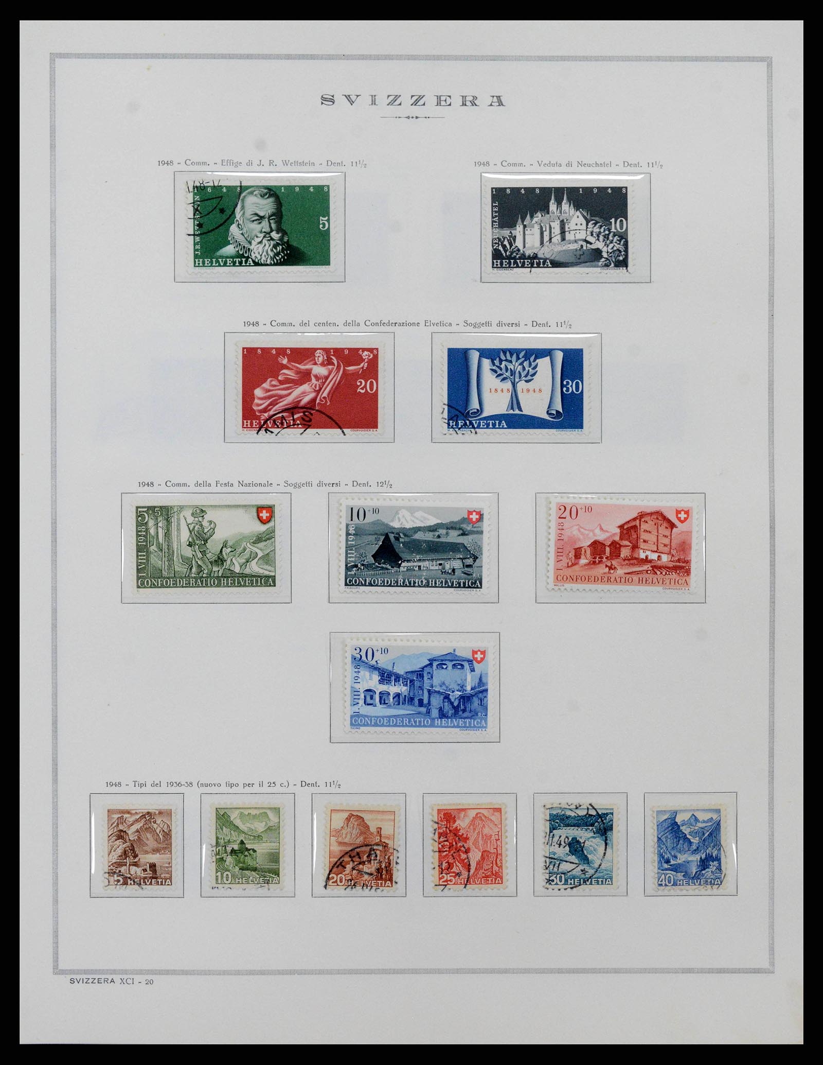 38968 0028 - Stamp collection 38968 Switzerland 1852-2020.