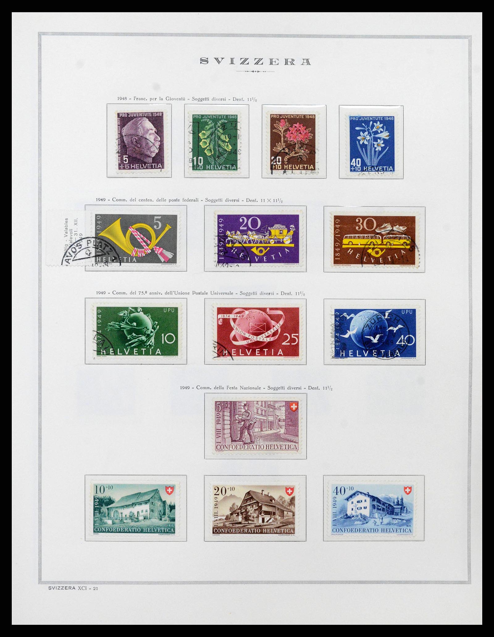 38968 0029 - Stamp collection 38968 Switzerland 1852-2020.