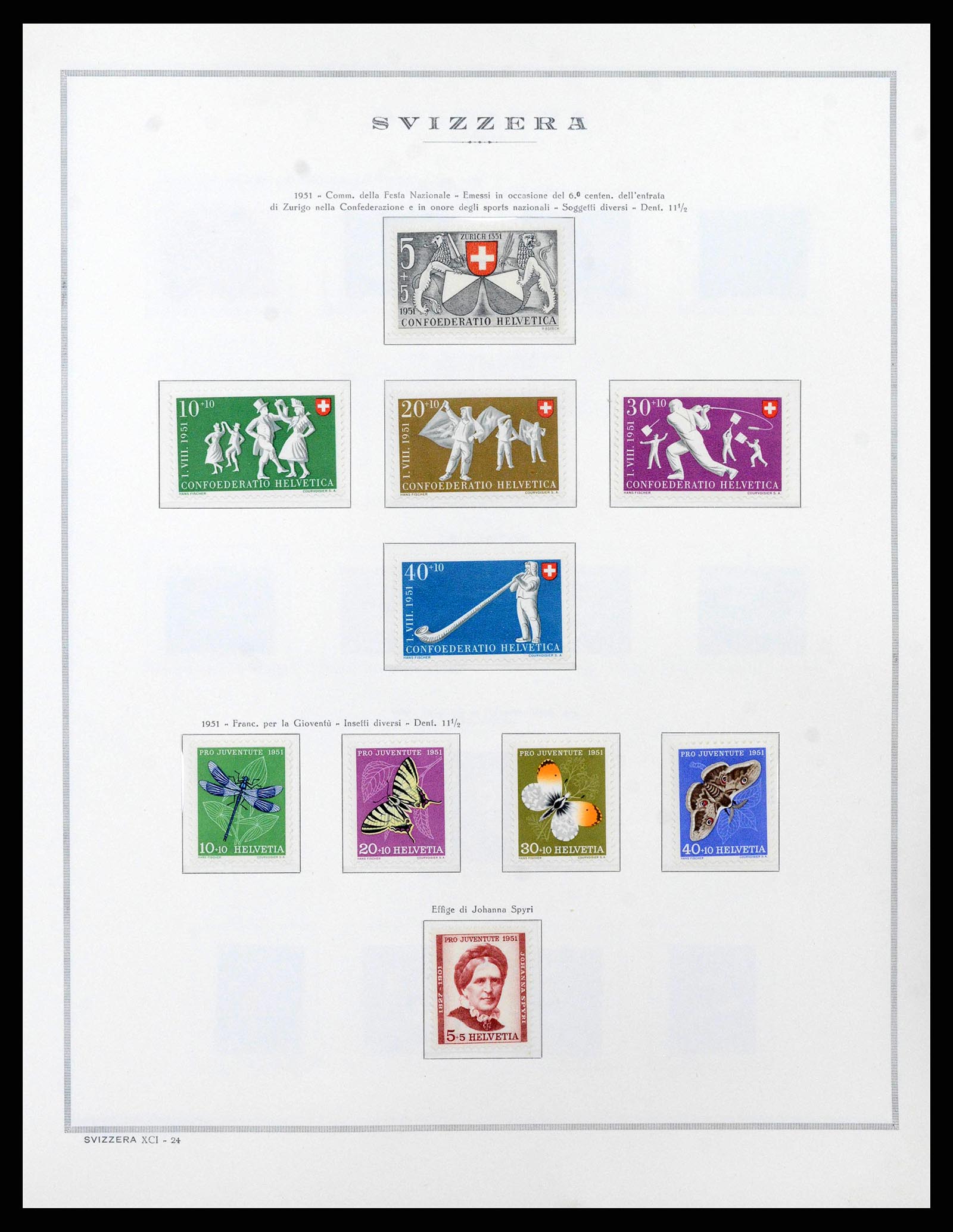 38968 0032 - Stamp collection 38968 Switzerland 1852-2020.