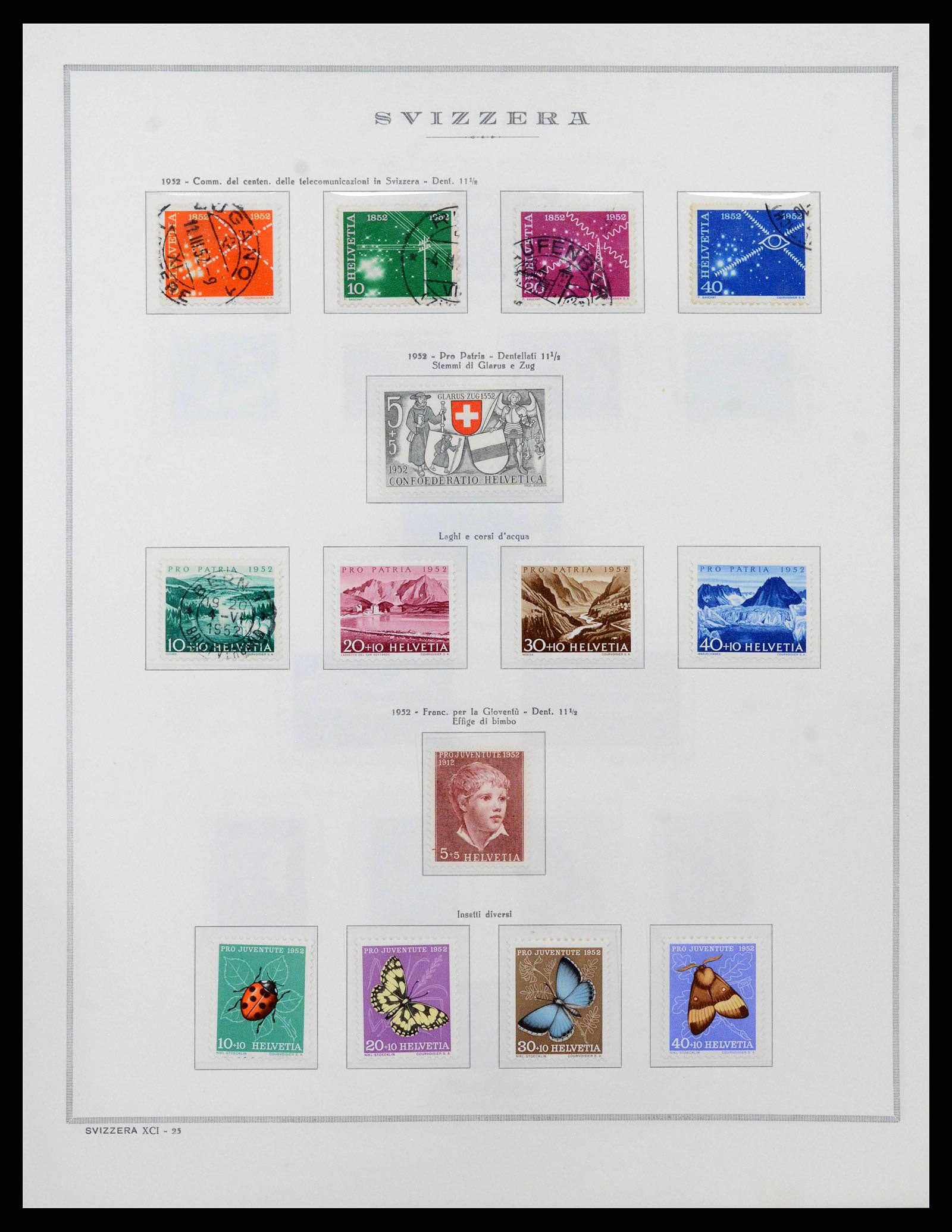 38968 0033 - Stamp collection 38968 Switzerland 1852-2020.
