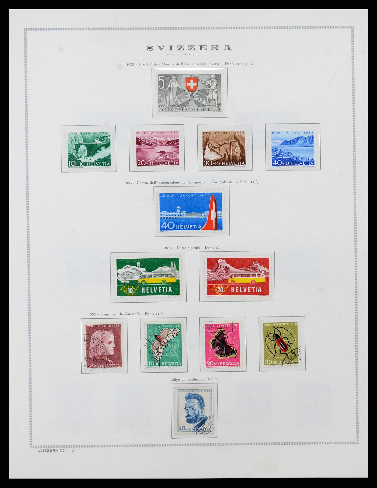 38968 0034 - Stamp collection 38968 Switzerland 1852-2020.