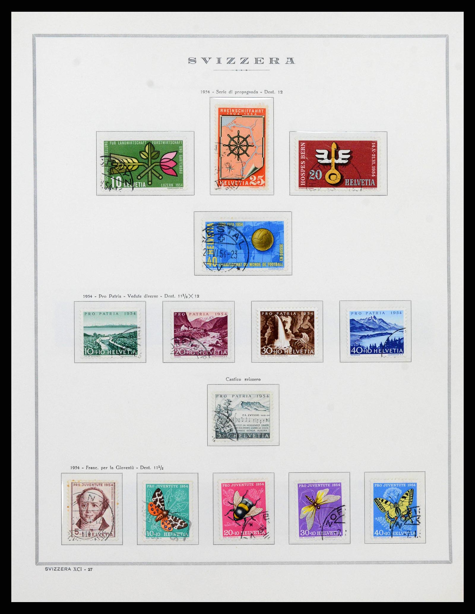 38968 0035 - Stamp collection 38968 Switzerland 1852-2020.