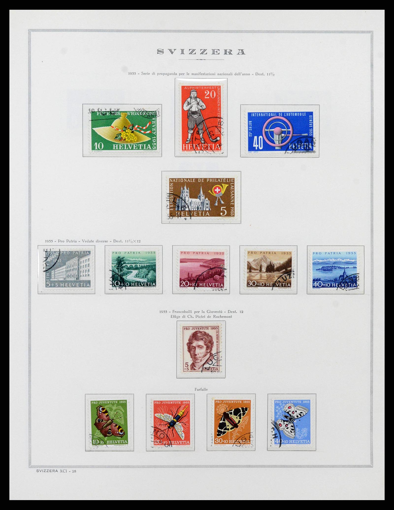 38968 0036 - Stamp collection 38968 Switzerland 1852-2020.