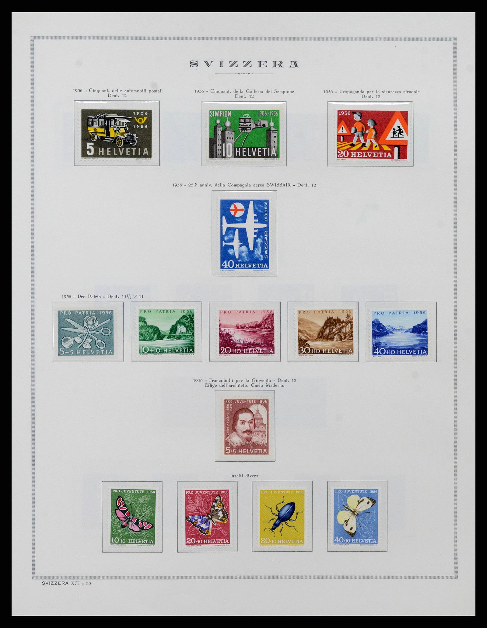 38968 0037 - Stamp collection 38968 Switzerland 1852-2020.