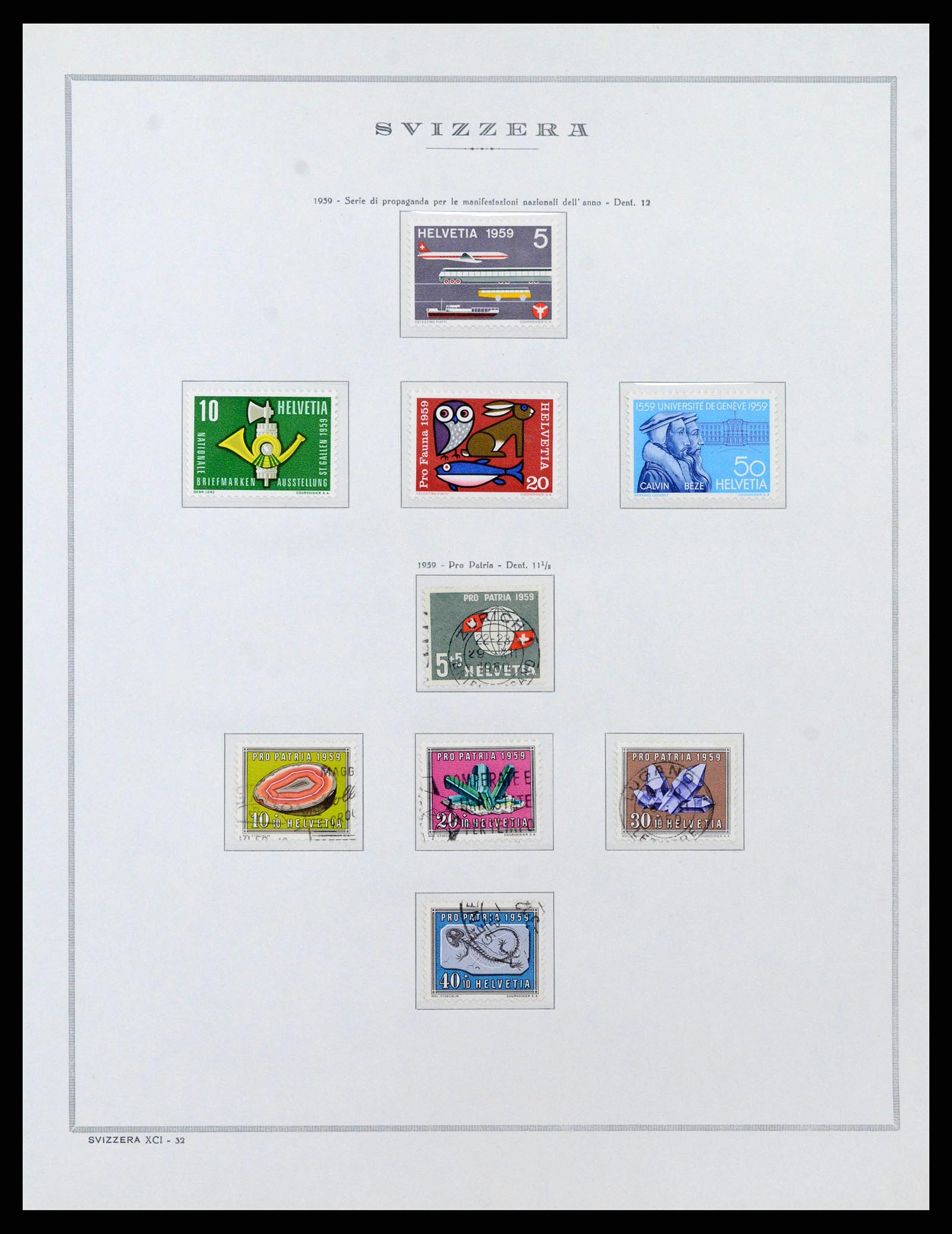 38968 0040 - Stamp collection 38968 Switzerland 1852-2020.