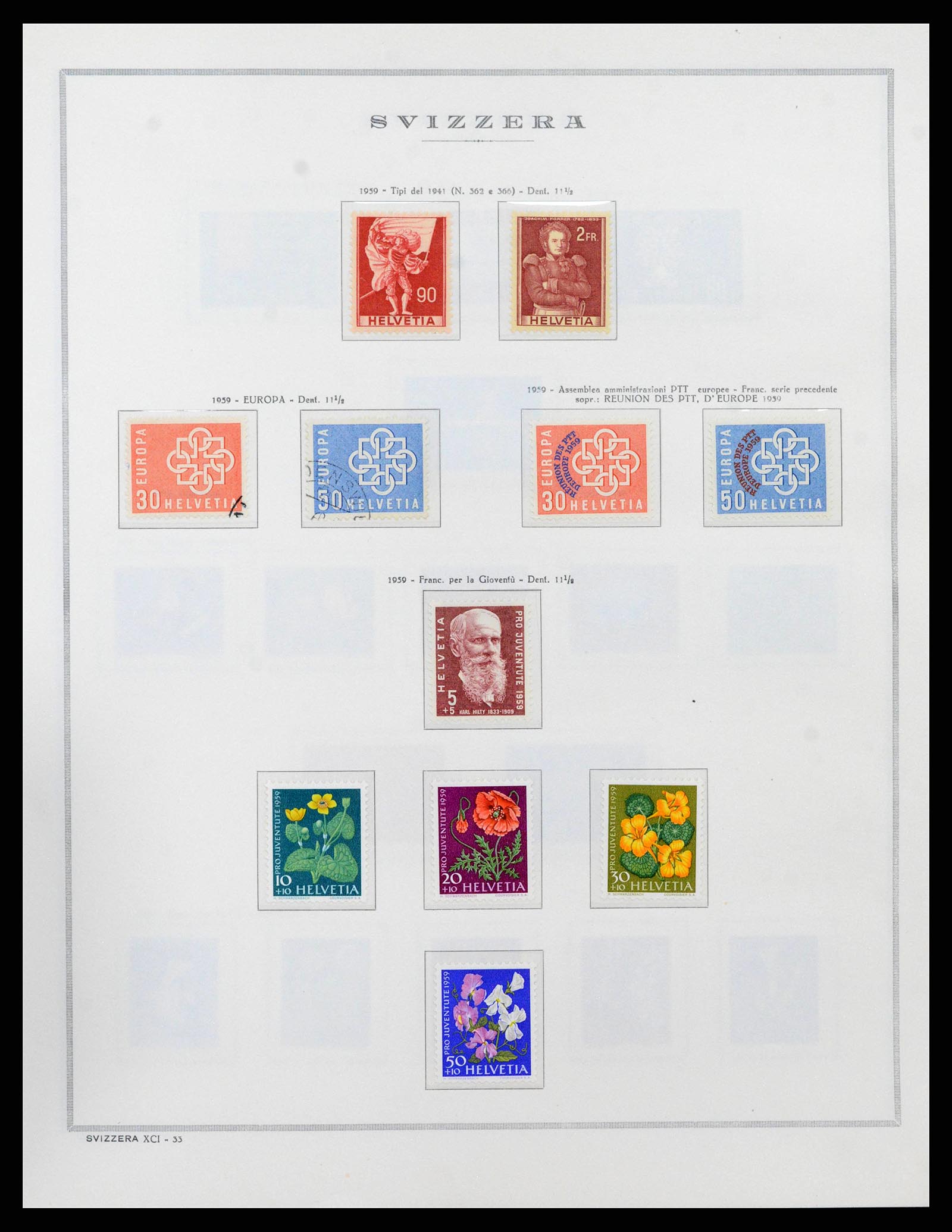 38968 0041 - Stamp collection 38968 Switzerland 1852-2020.