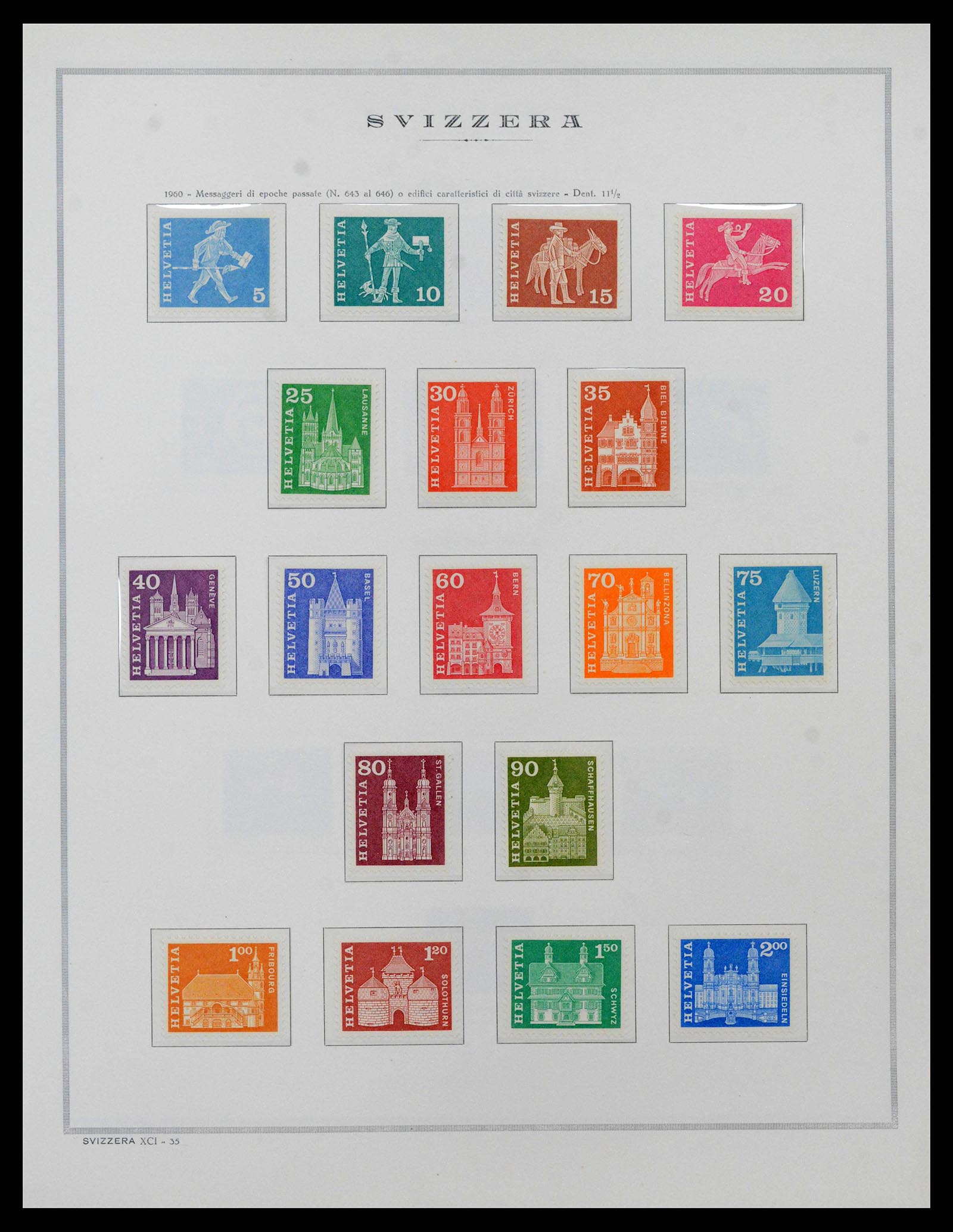 38968 0043 - Stamp collection 38968 Switzerland 1852-2020.