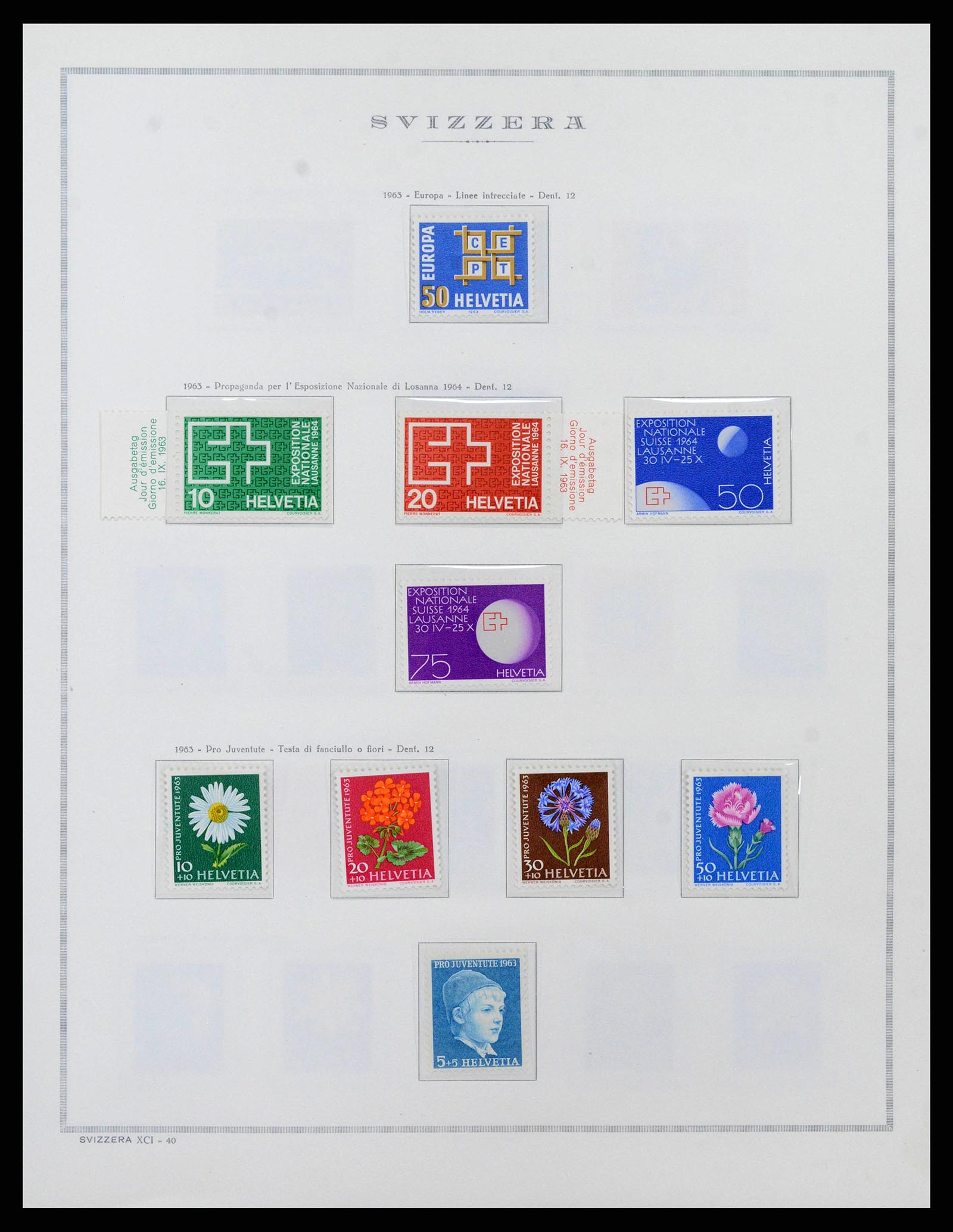 38968 0048 - Stamp collection 38968 Switzerland 1852-2020.