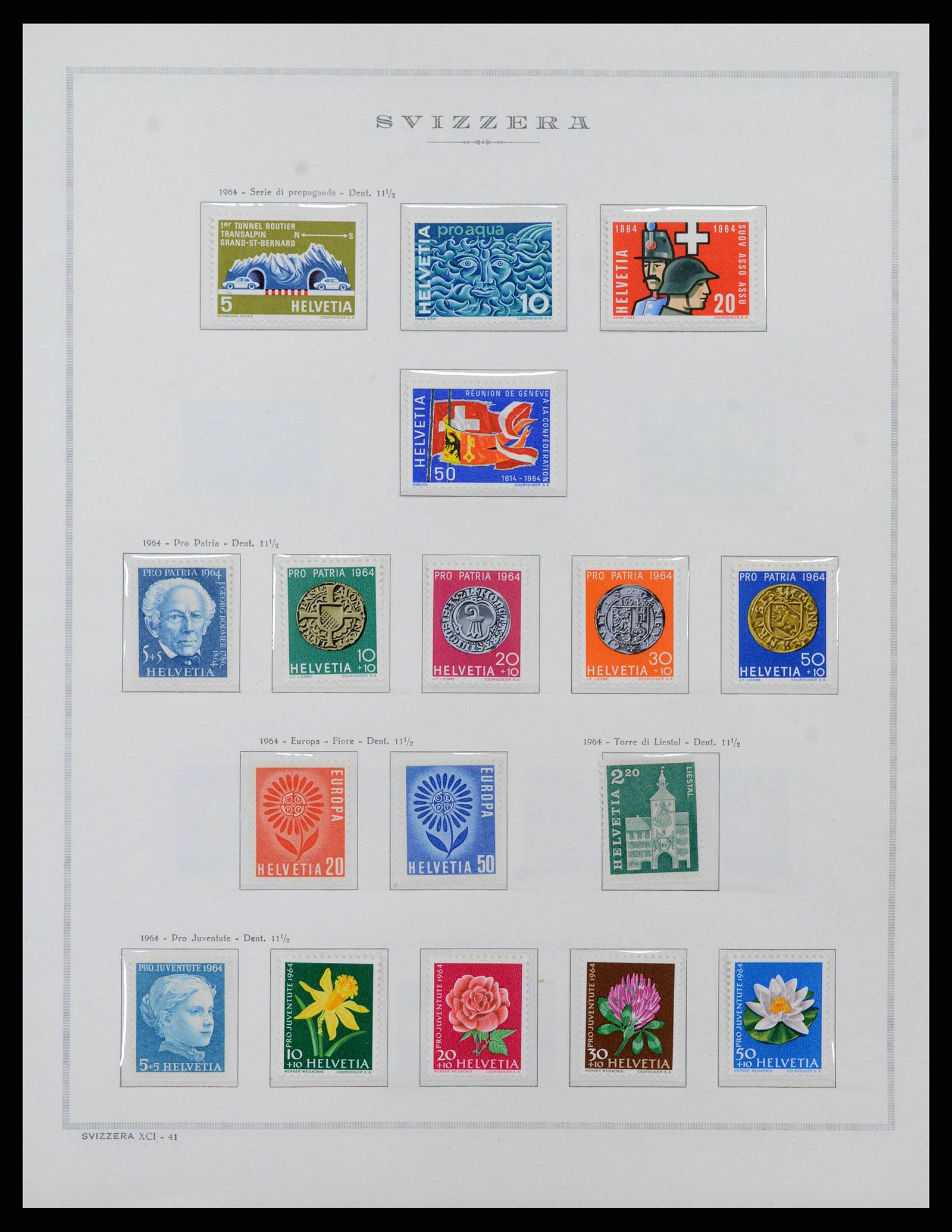 38968 0049 - Stamp collection 38968 Switzerland 1852-2020.