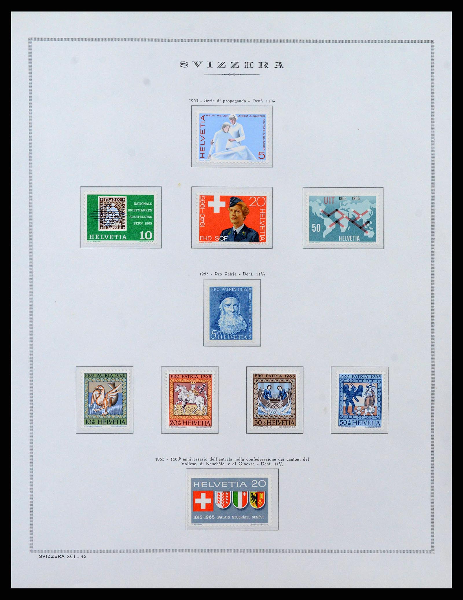 38968 0050 - Stamp collection 38968 Switzerland 1852-2020.