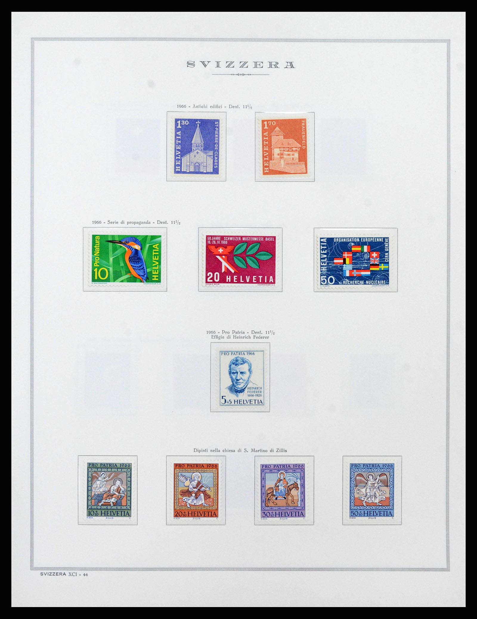 38968 0052 - Stamp collection 38968 Switzerland 1852-2020.