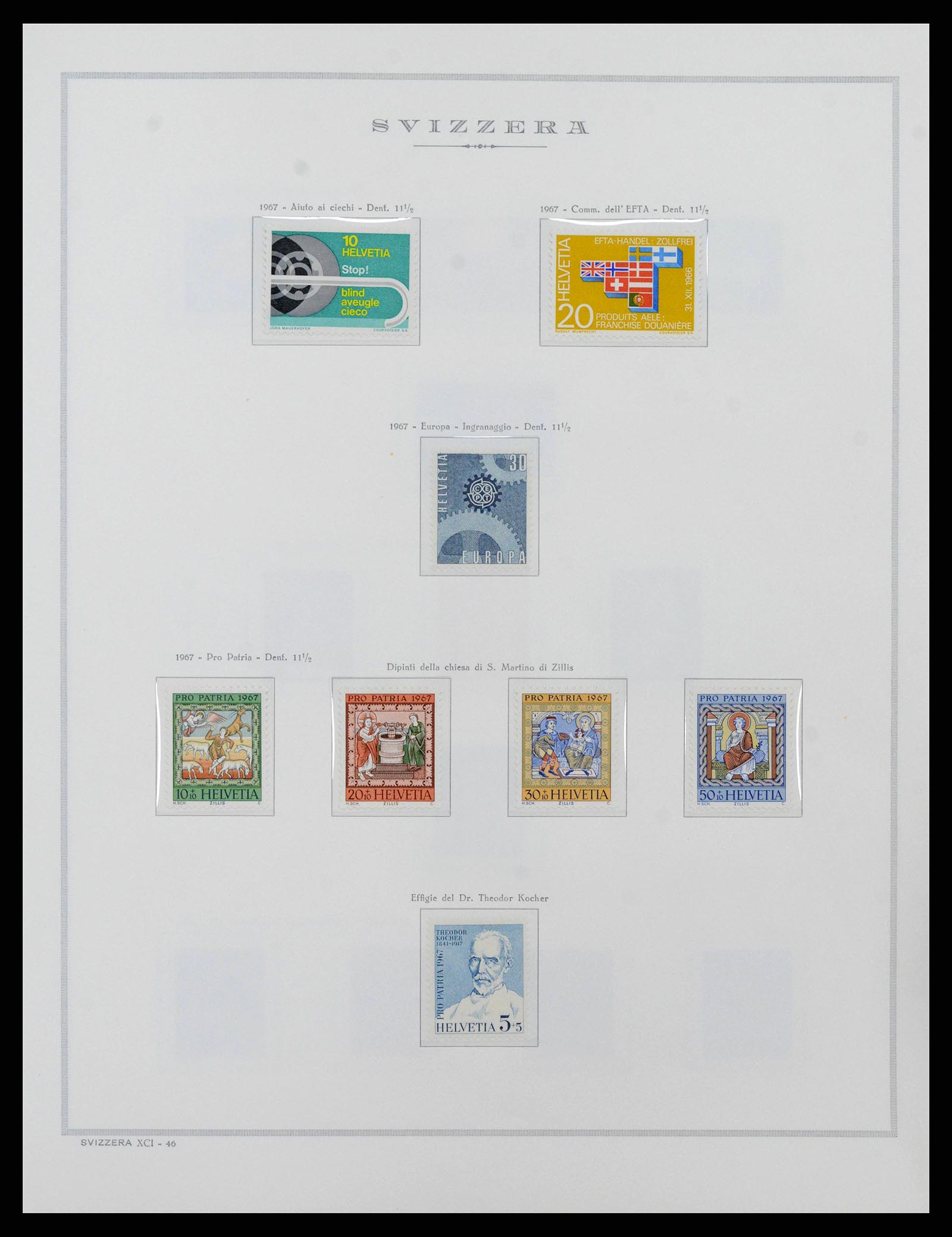 38968 0054 - Stamp collection 38968 Switzerland 1852-2020.