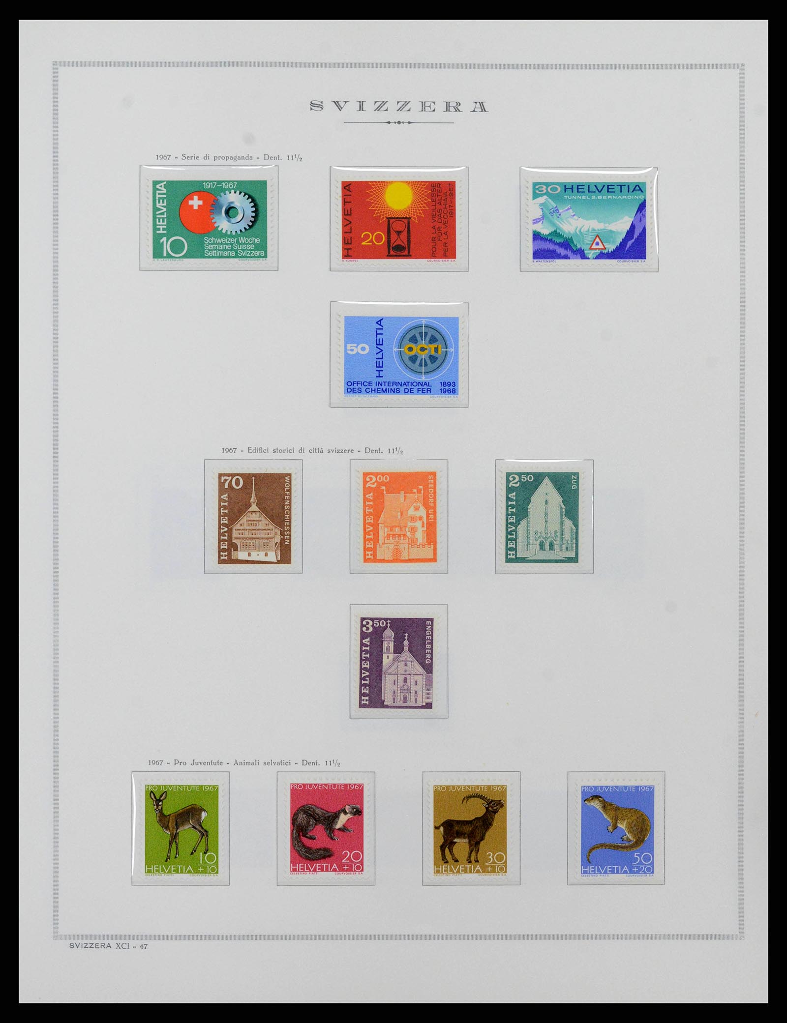 38968 0055 - Stamp collection 38968 Switzerland 1852-2020.