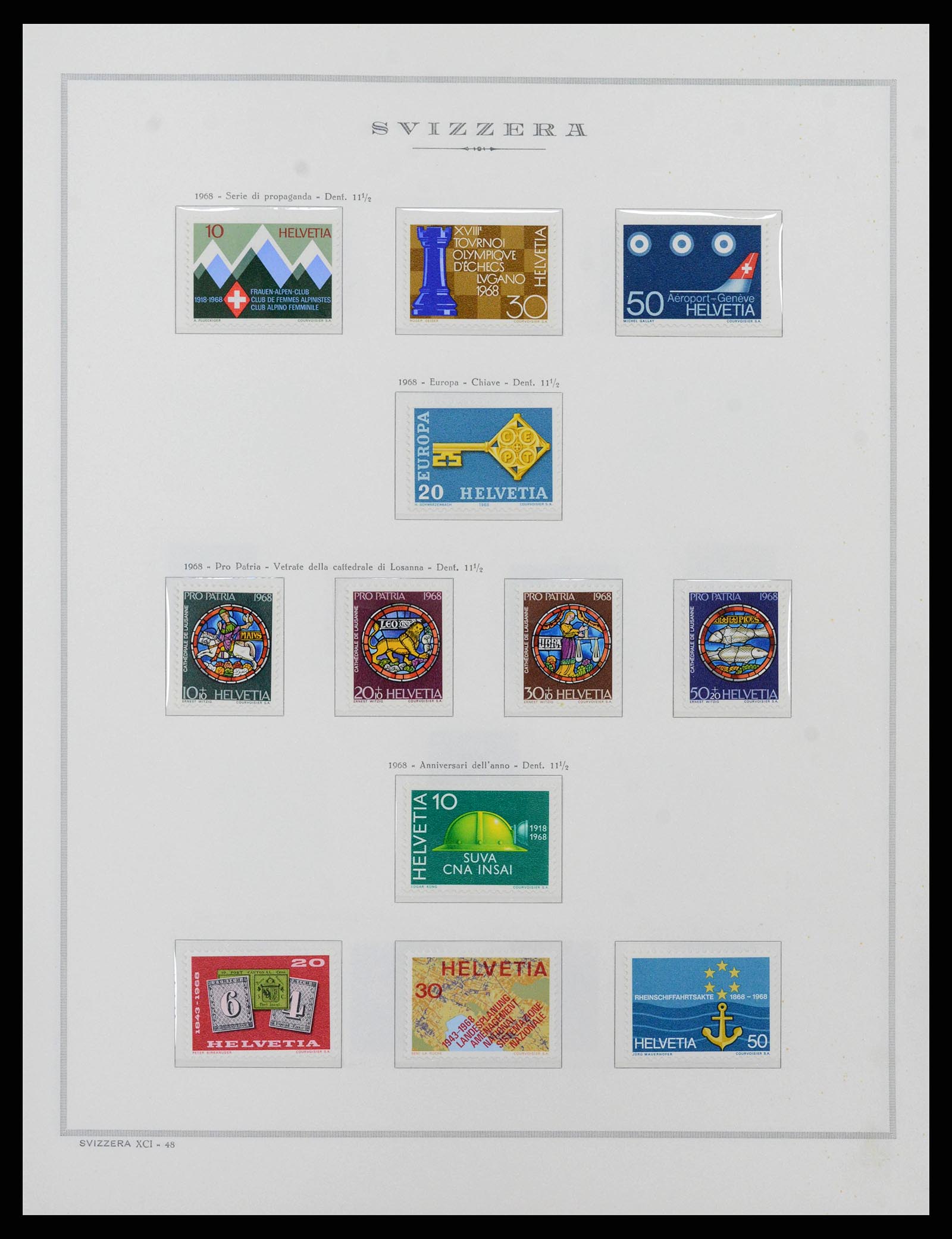 38968 0056 - Stamp collection 38968 Switzerland 1852-2020.