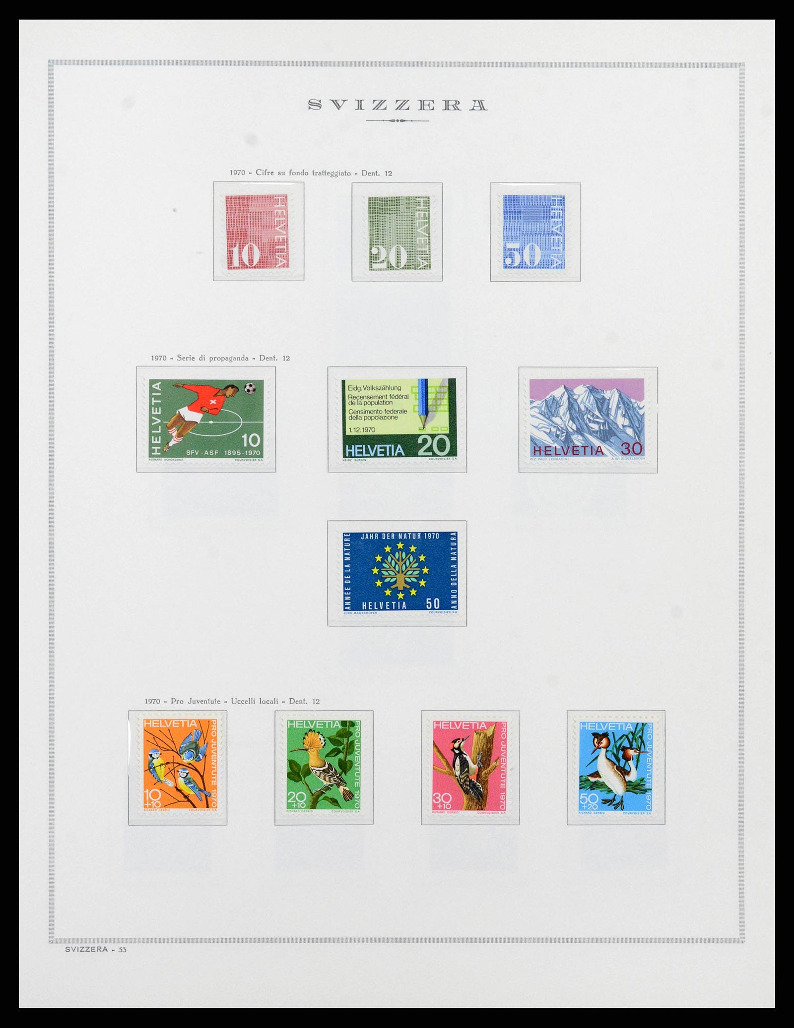 38968 0061 - Stamp collection 38968 Switzerland 1852-2020.