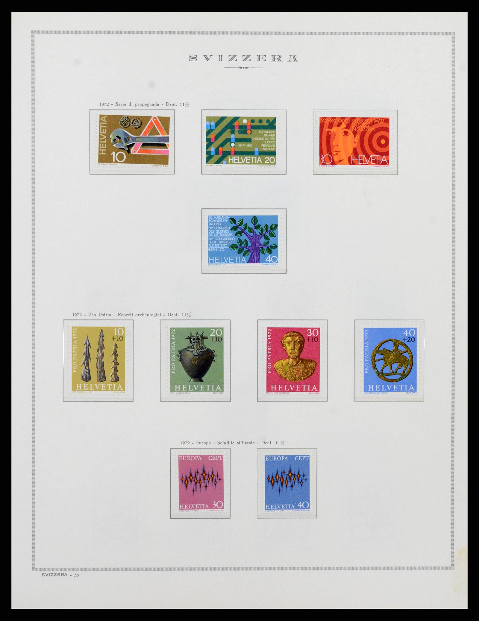 38968 0065 - Stamp collection 38968 Switzerland 1852-2020.
