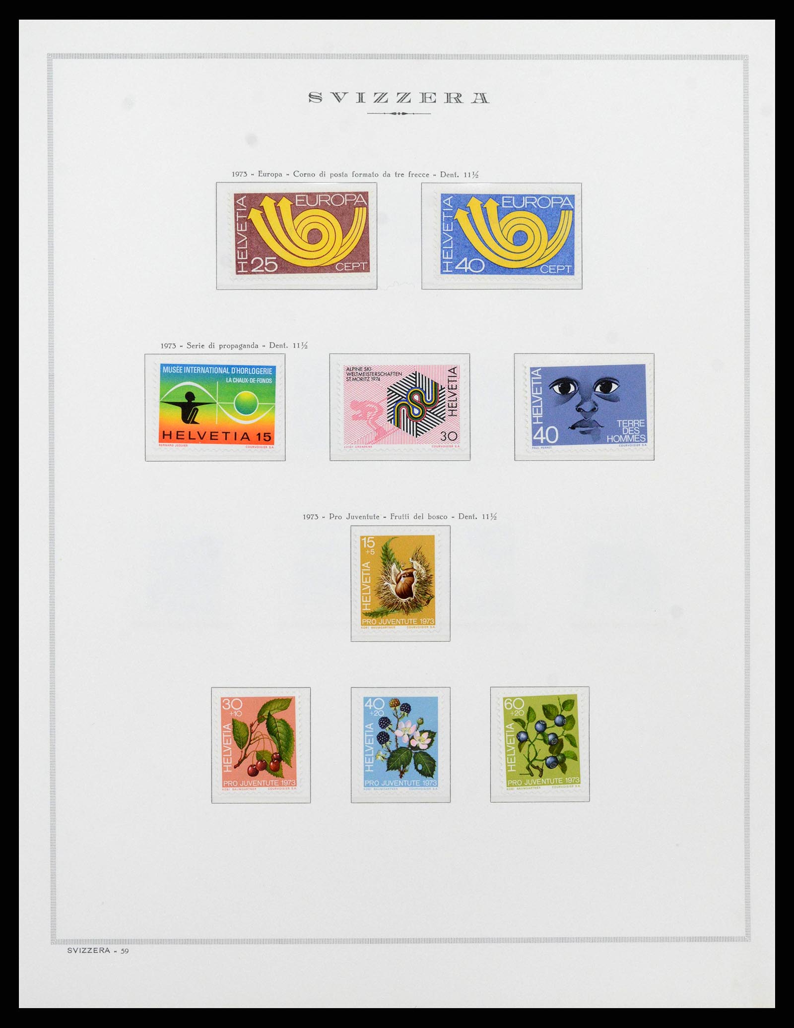 38968 0068 - Stamp collection 38968 Switzerland 1852-2020.