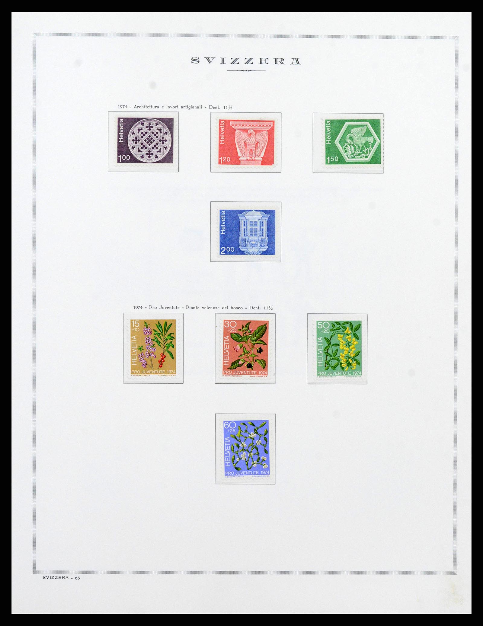 38968 0072 - Stamp collection 38968 Switzerland 1852-2020.