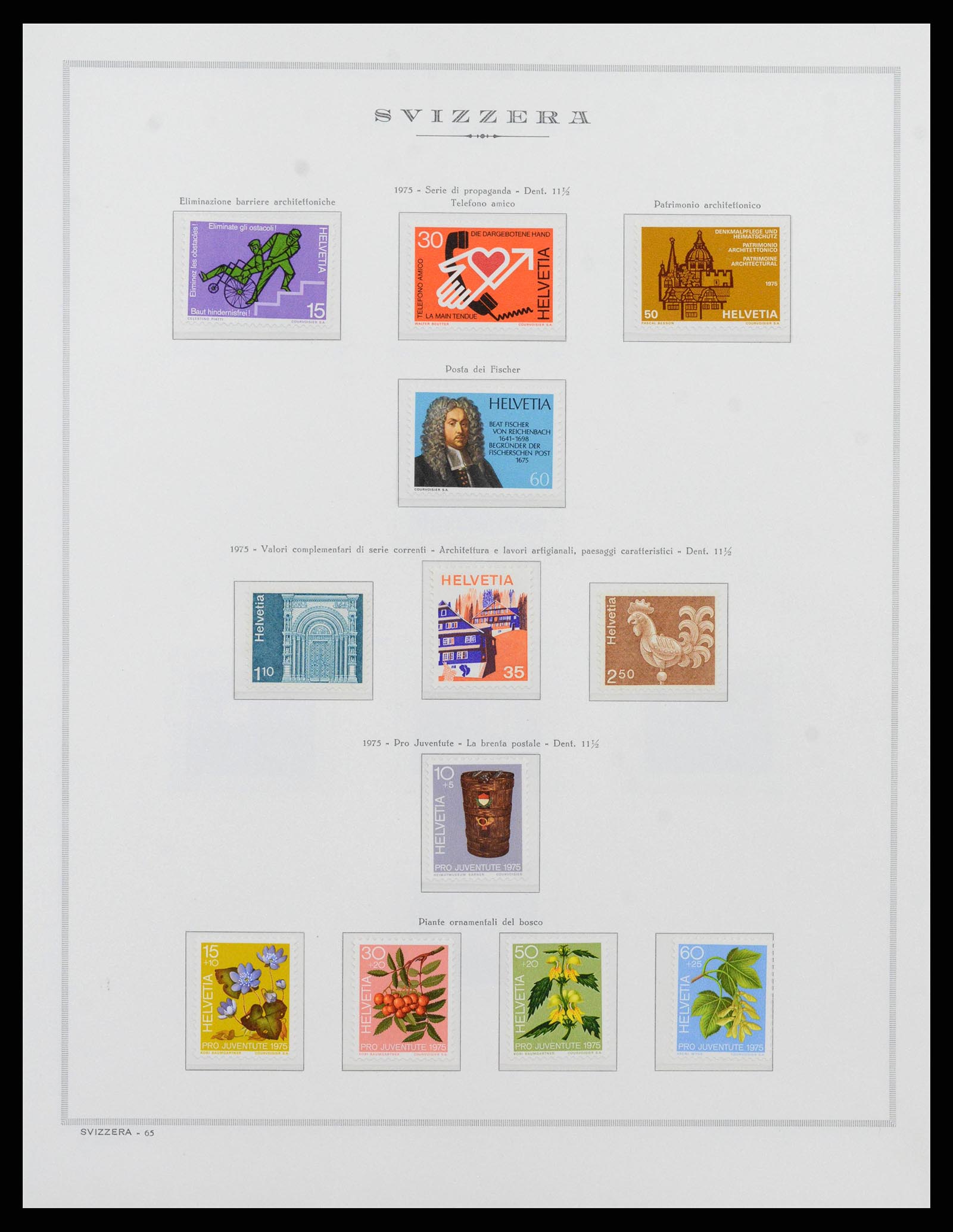 38968 0075 - Stamp collection 38968 Switzerland 1852-2020.