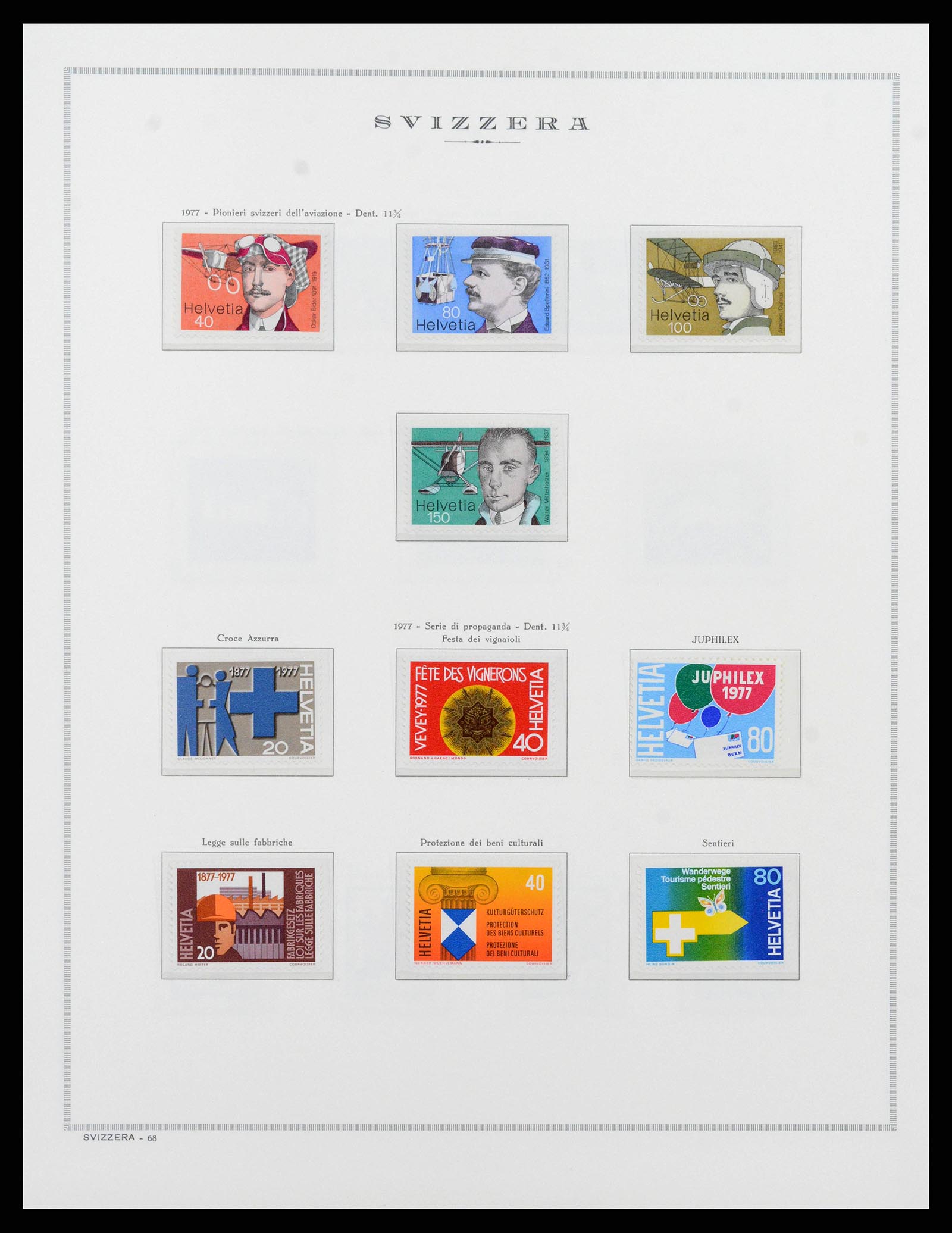 38968 0078 - Stamp collection 38968 Switzerland 1852-2020.