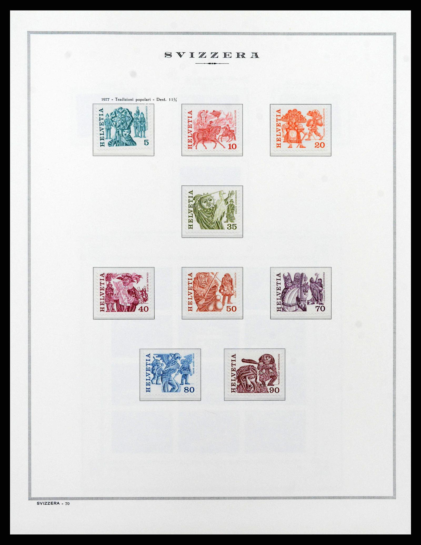 38968 0080 - Stamp collection 38968 Switzerland 1852-2020.