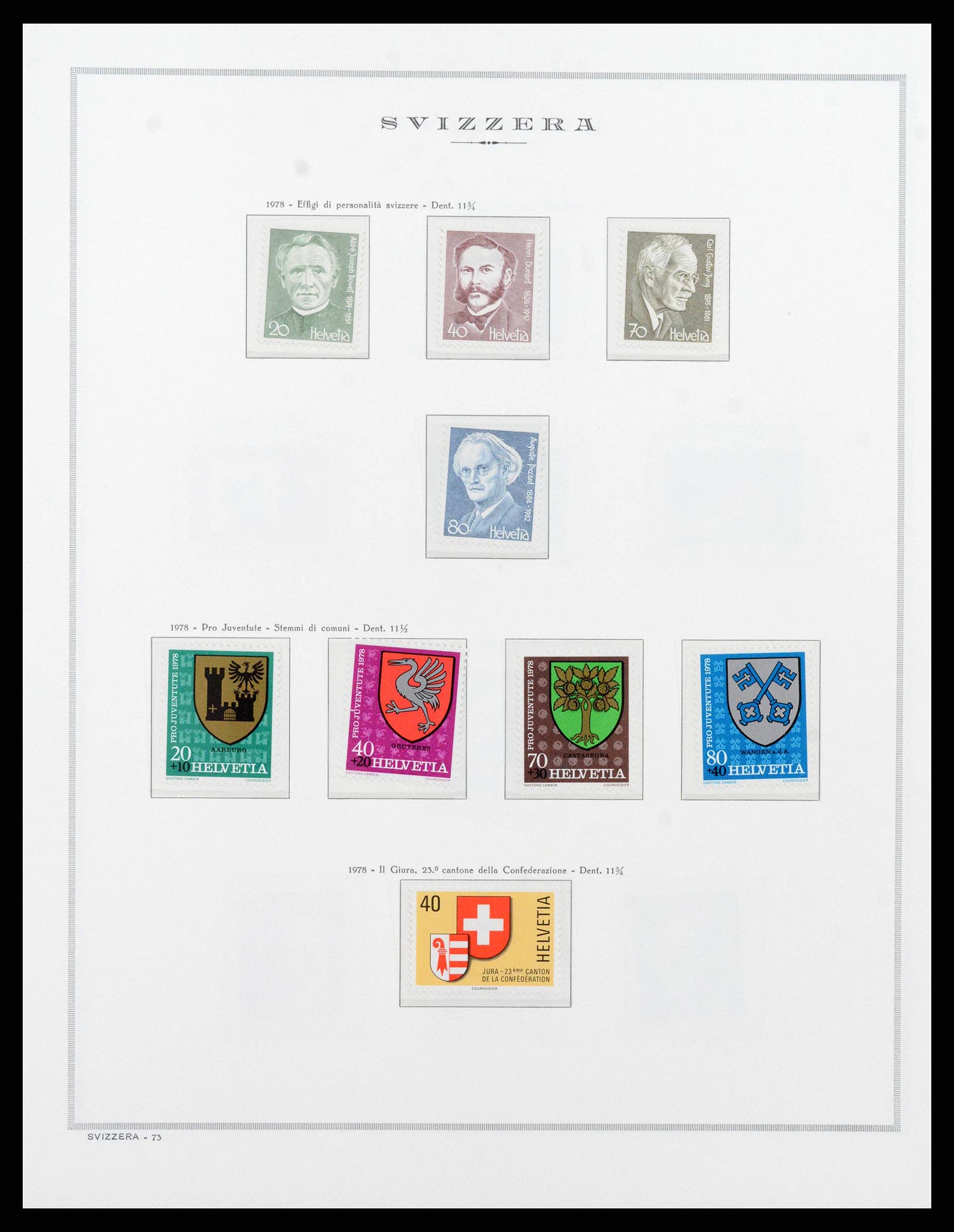 38968 0083 - Stamp collection 38968 Switzerland 1852-2020.