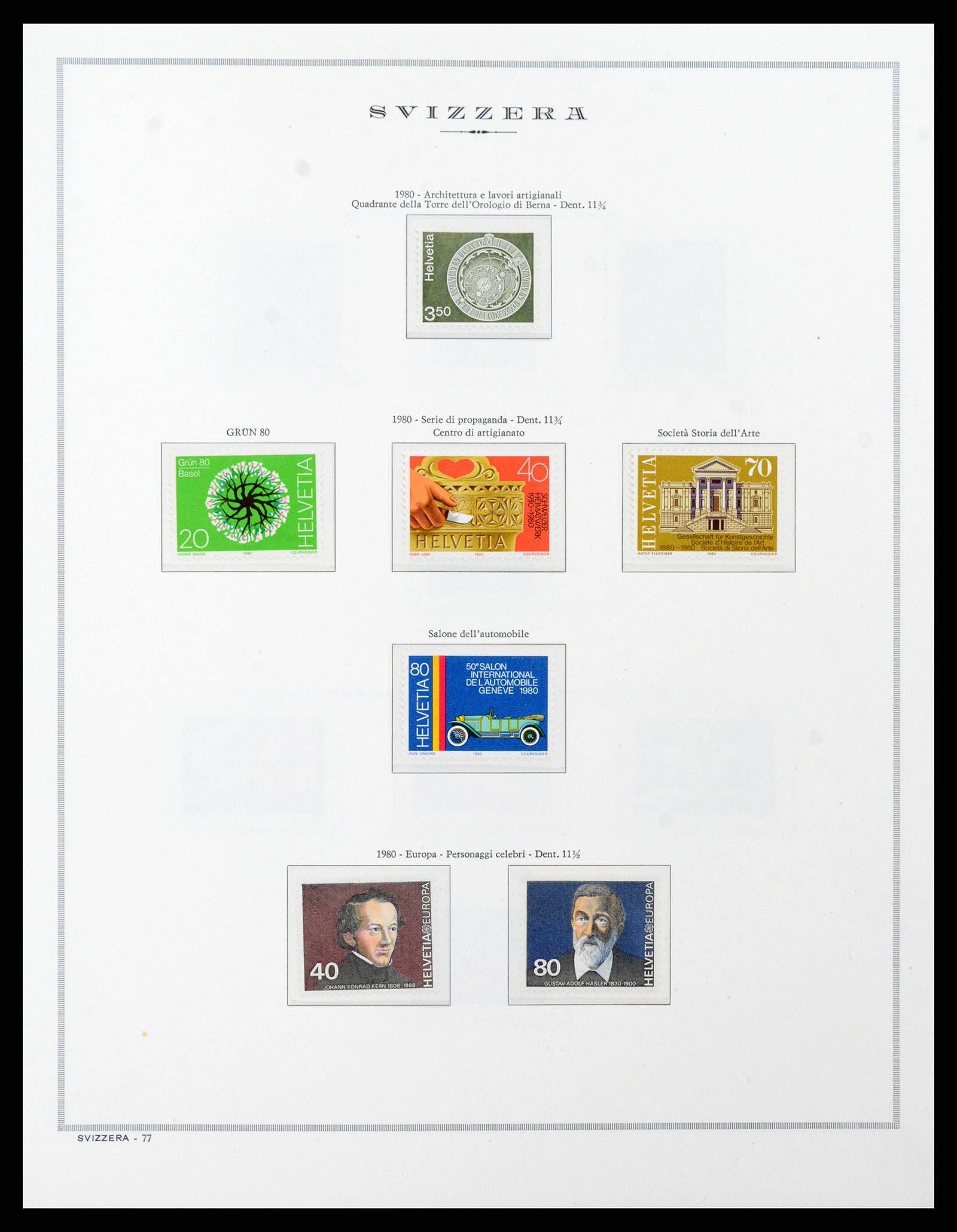 38968 0087 - Stamp collection 38968 Switzerland 1852-2020.